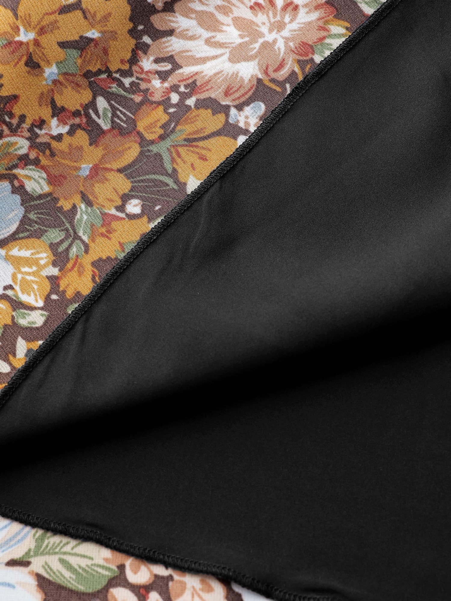 Floral Print High-Low Hem Midi Dress - Image 6