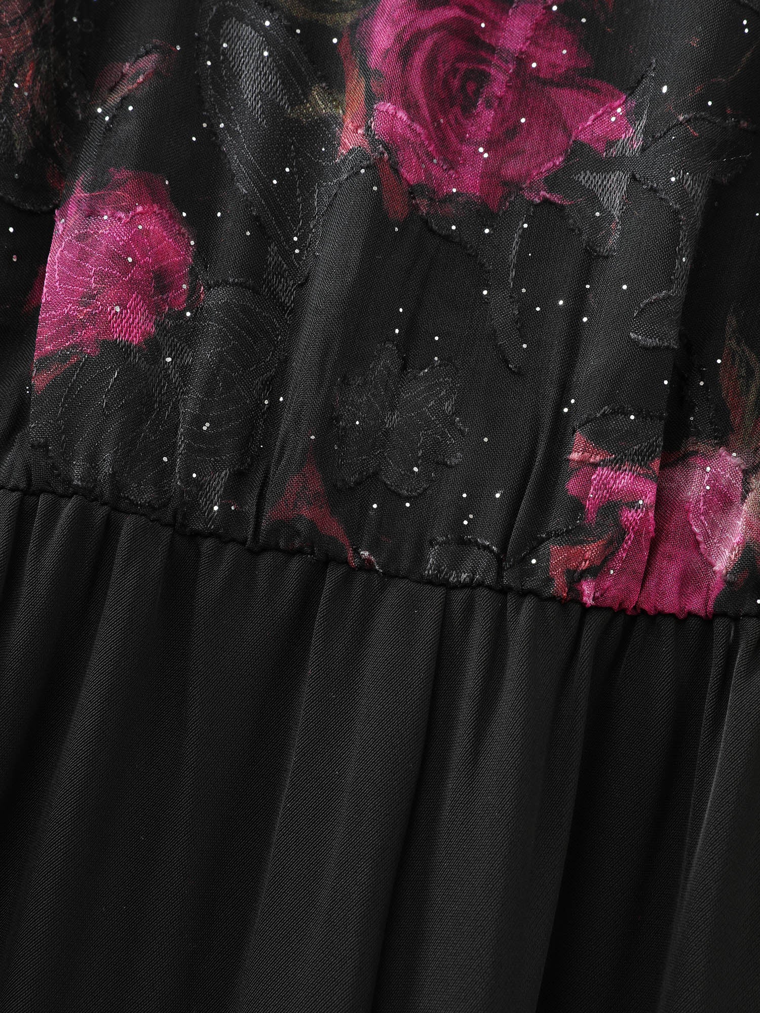 Floral Print Laser Cut Waist Tie Jumpsuit - Image 5