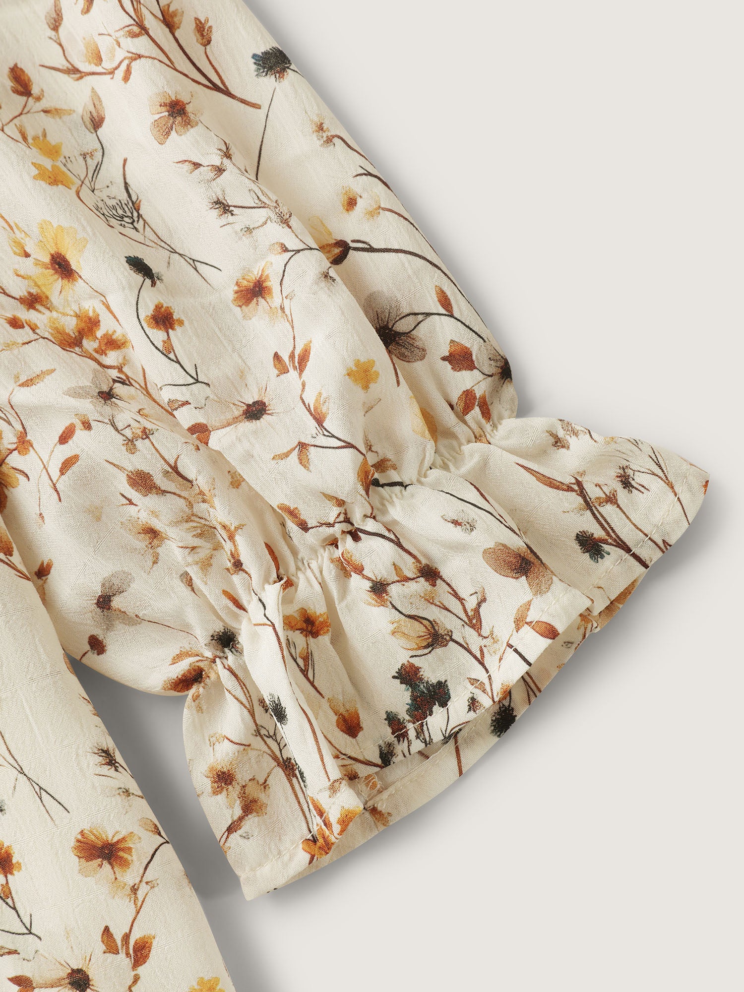 Floral Print Long Sleeve Blouse - Image 5