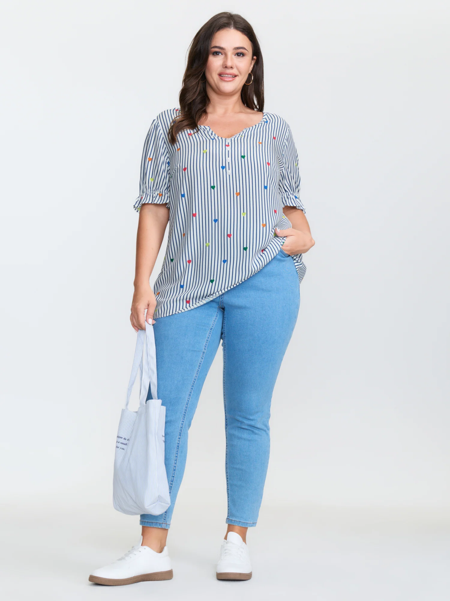 Floral Print Notched Collar Blouse - Image 3