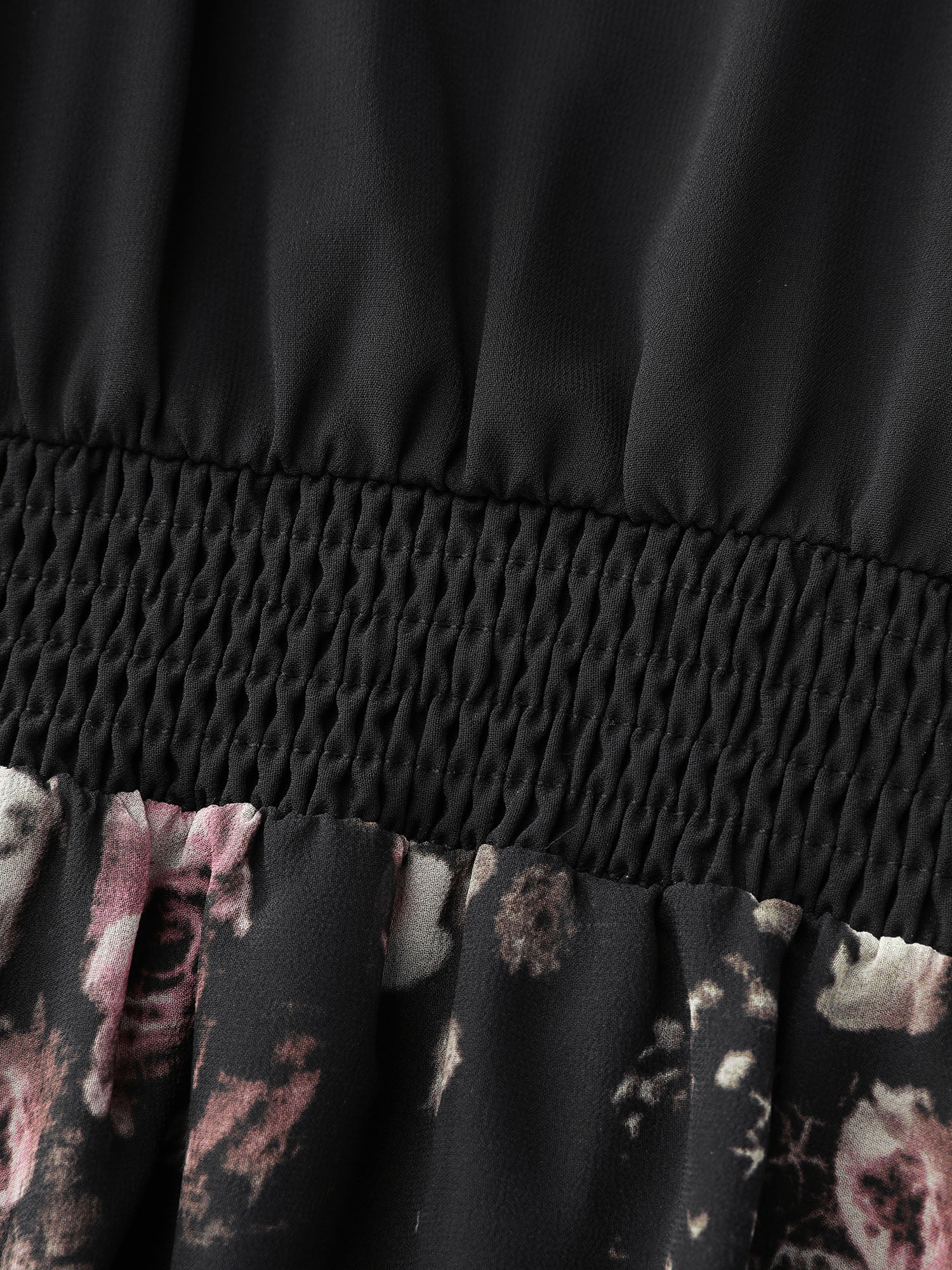 Floral Print Off-Shoulder Ruffled Midi Dress - Image 5