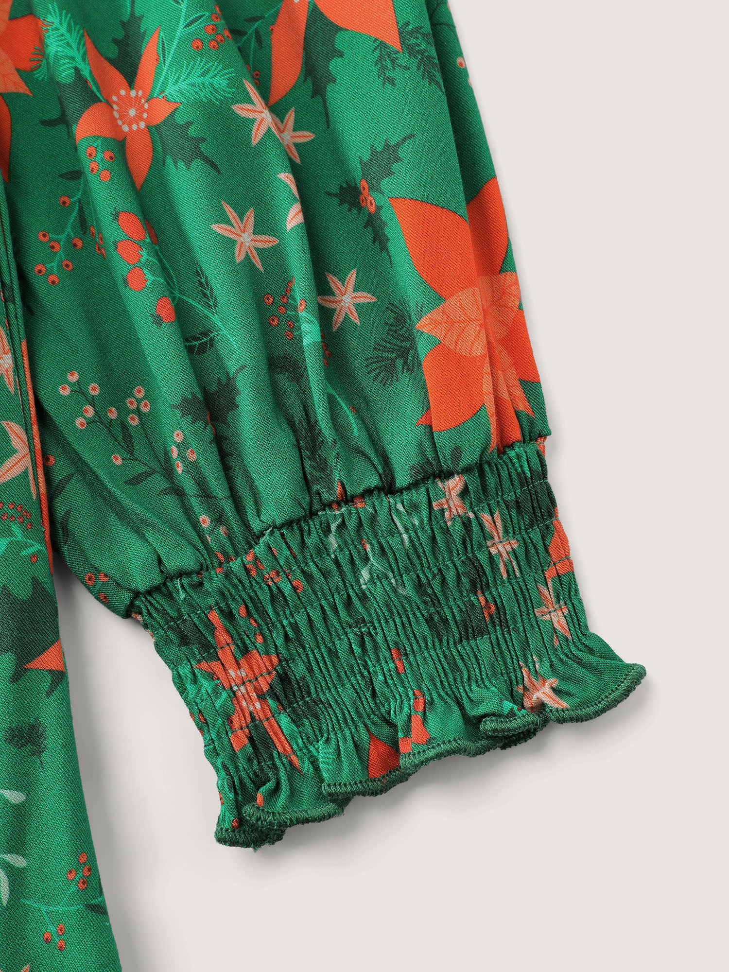 Floral Print Pockets Flowy Maxi Dress - Image 6