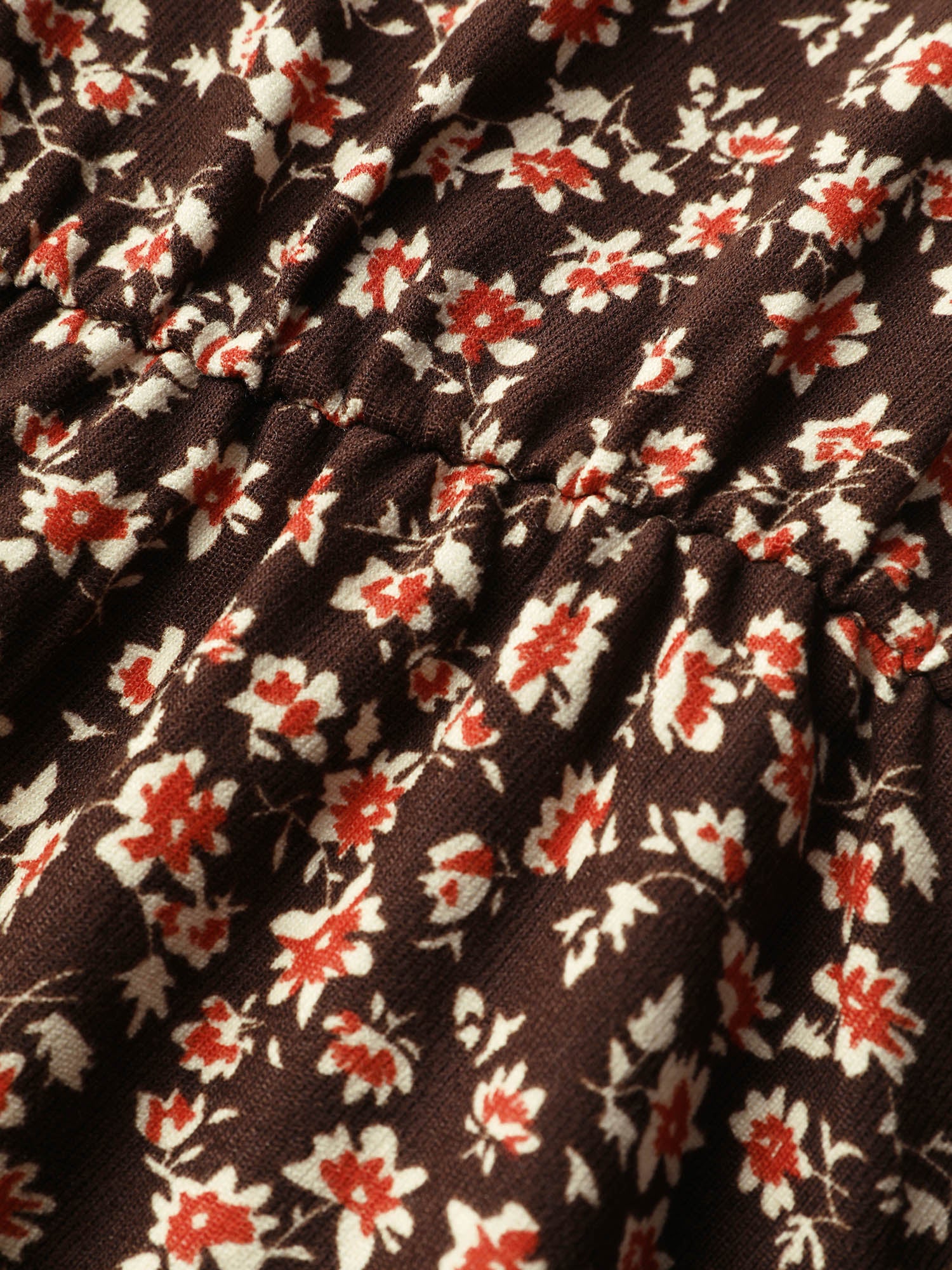 Floral Print Pockets Sleeveless Mini Dress - Image 6
