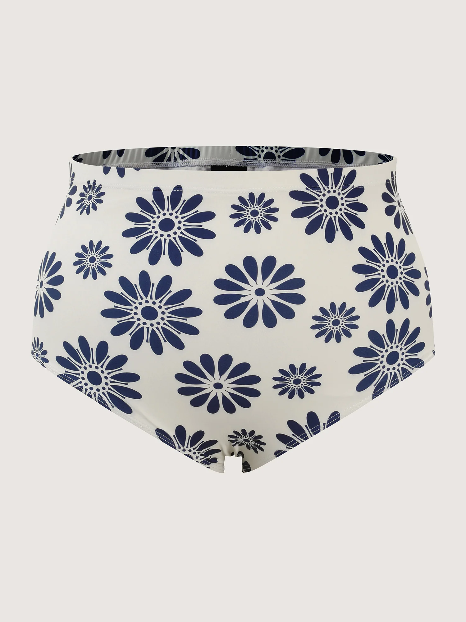 Floral Print Pockets Twist Swim Dress - Image 8