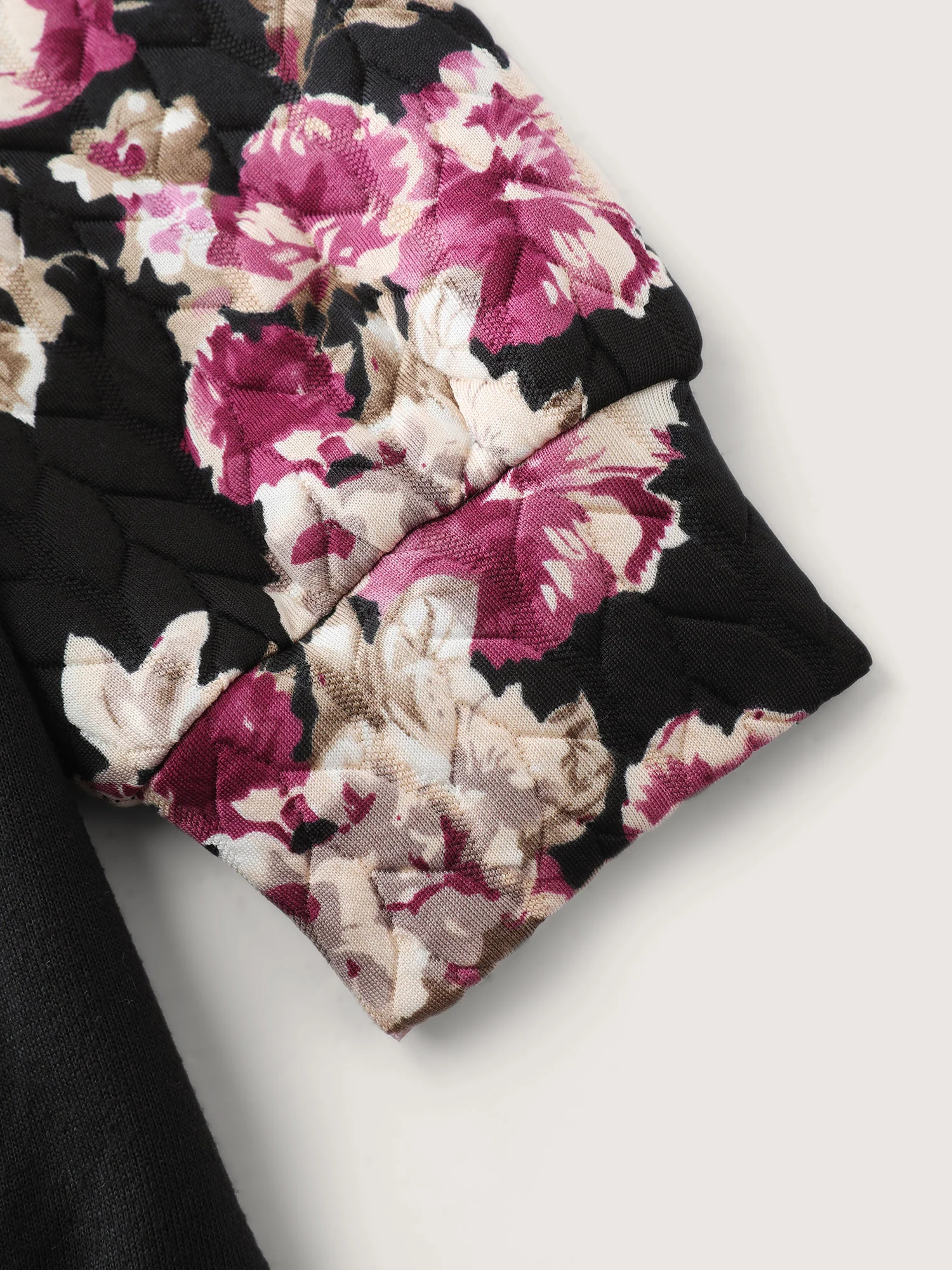 Floral Print Raglan Sleeve Sweatshirt - Image 6
