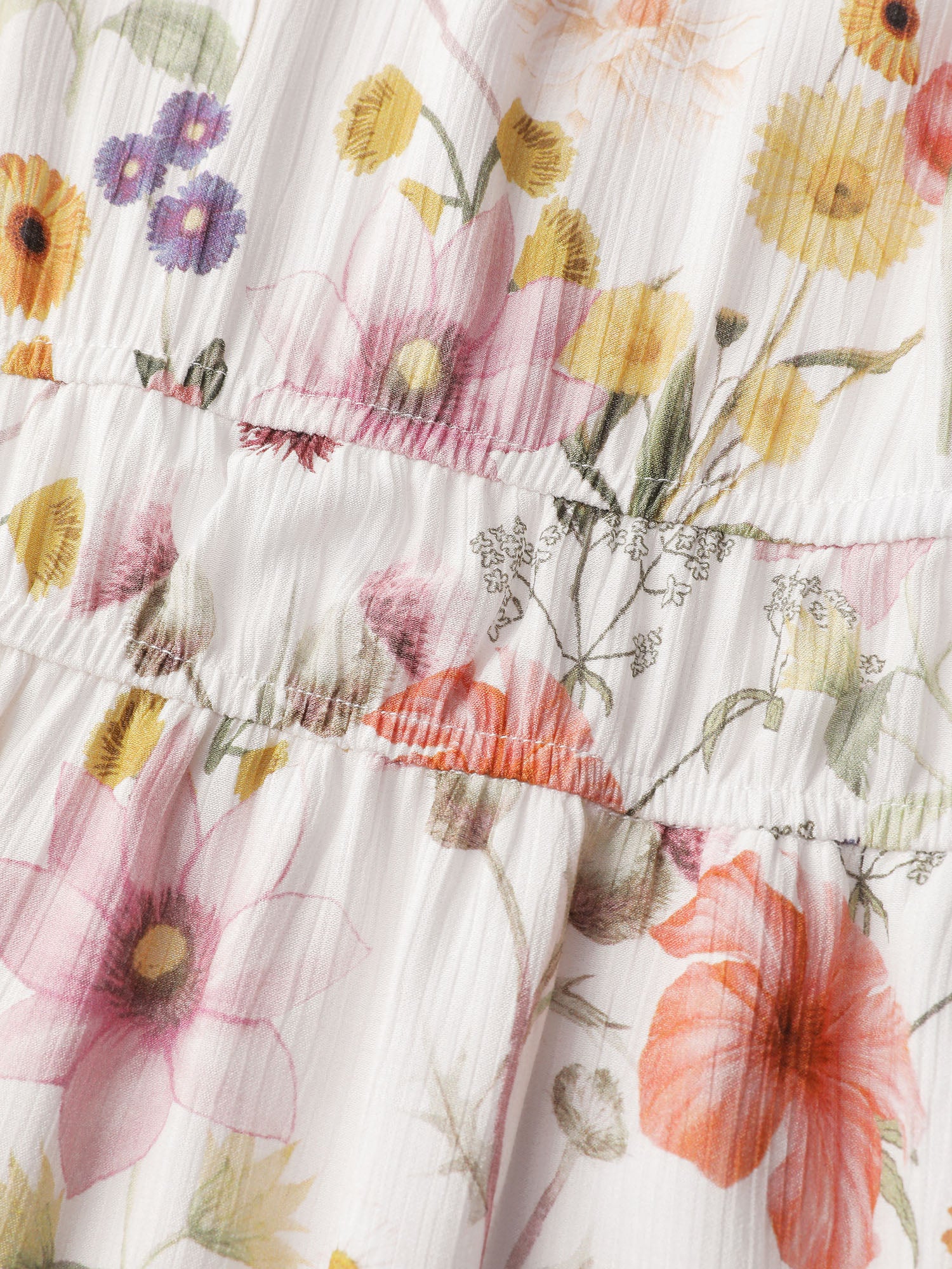 Floral Print Rayon Cut-Out Neck Maxi Dress - Image 5