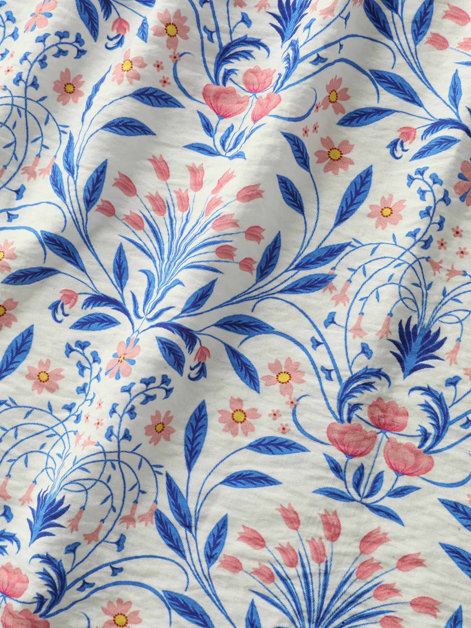 Floral Print Ruched Bodice Blouse - Image 6