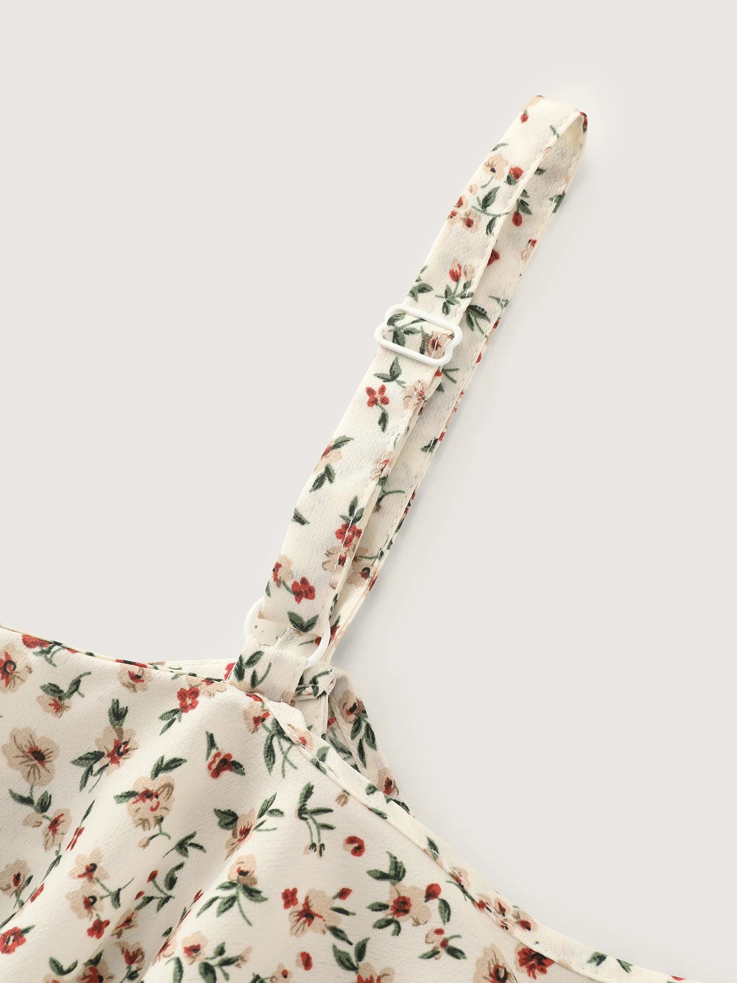 Floral Print Ruffled Cold Shoulder Blouse - Image 6