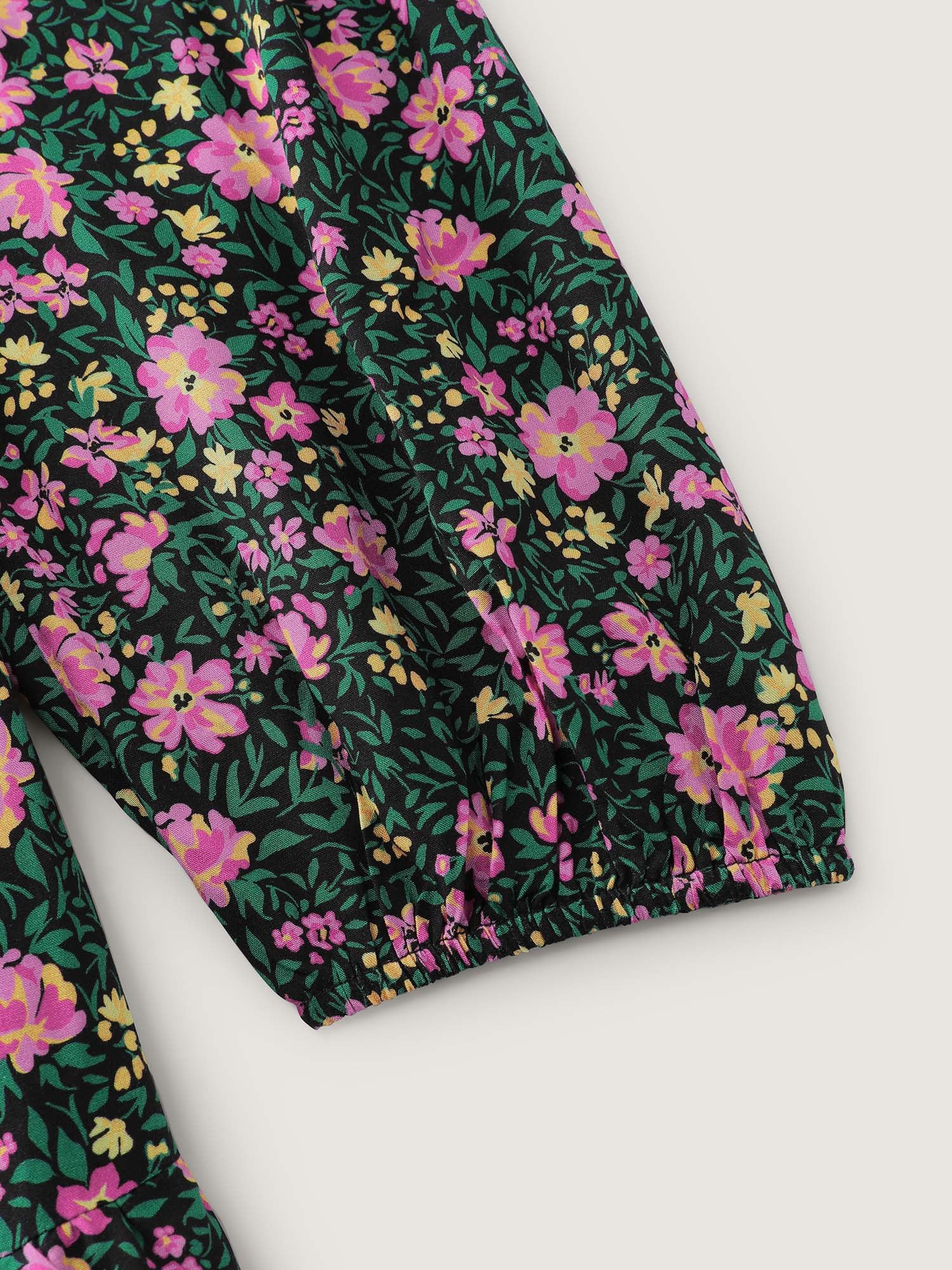 Floral Print Ruffled Tiered Maxi Dress - Image 5