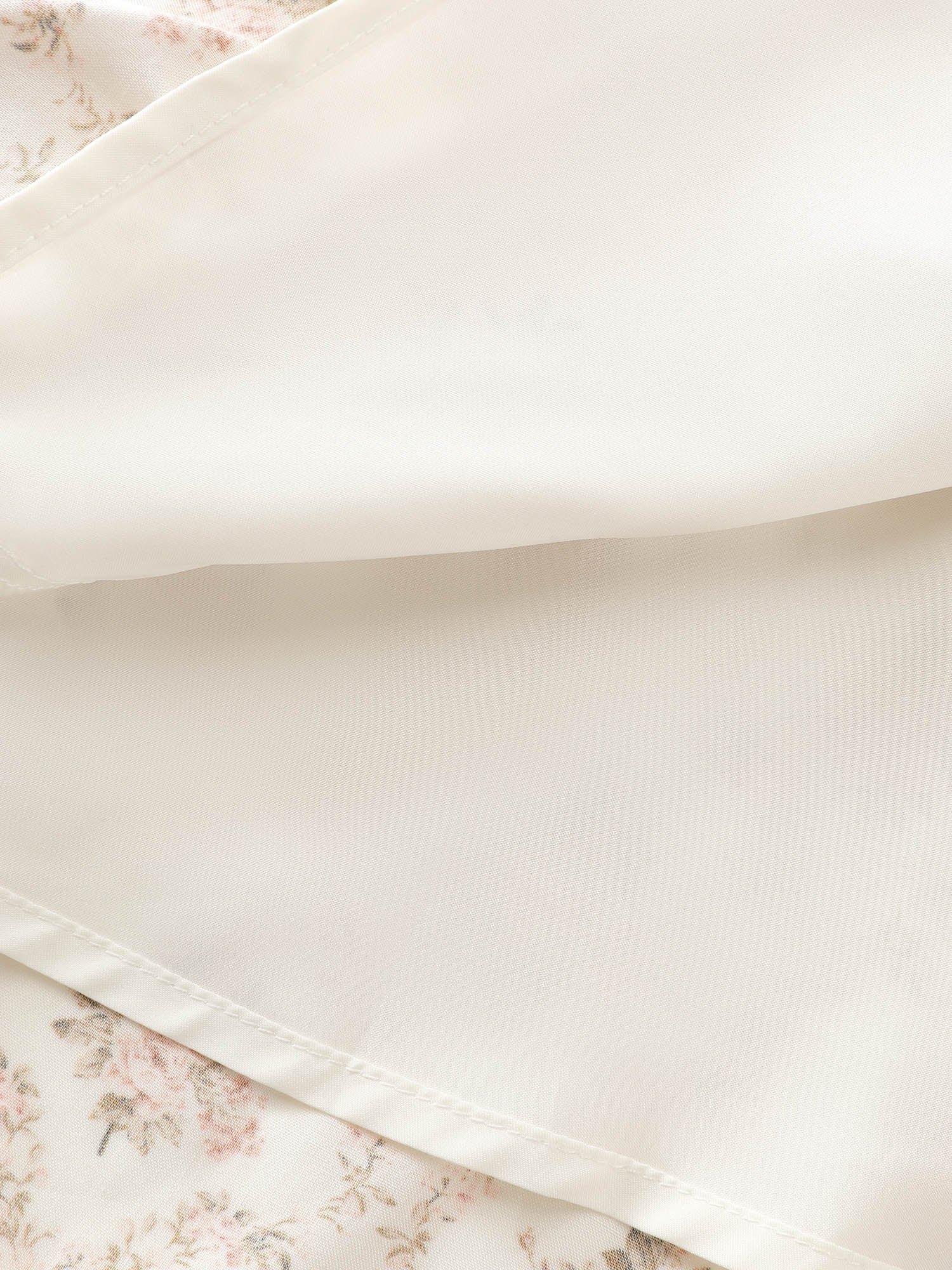 Floral Print Shirred Bodice Midi Dress - Image 6