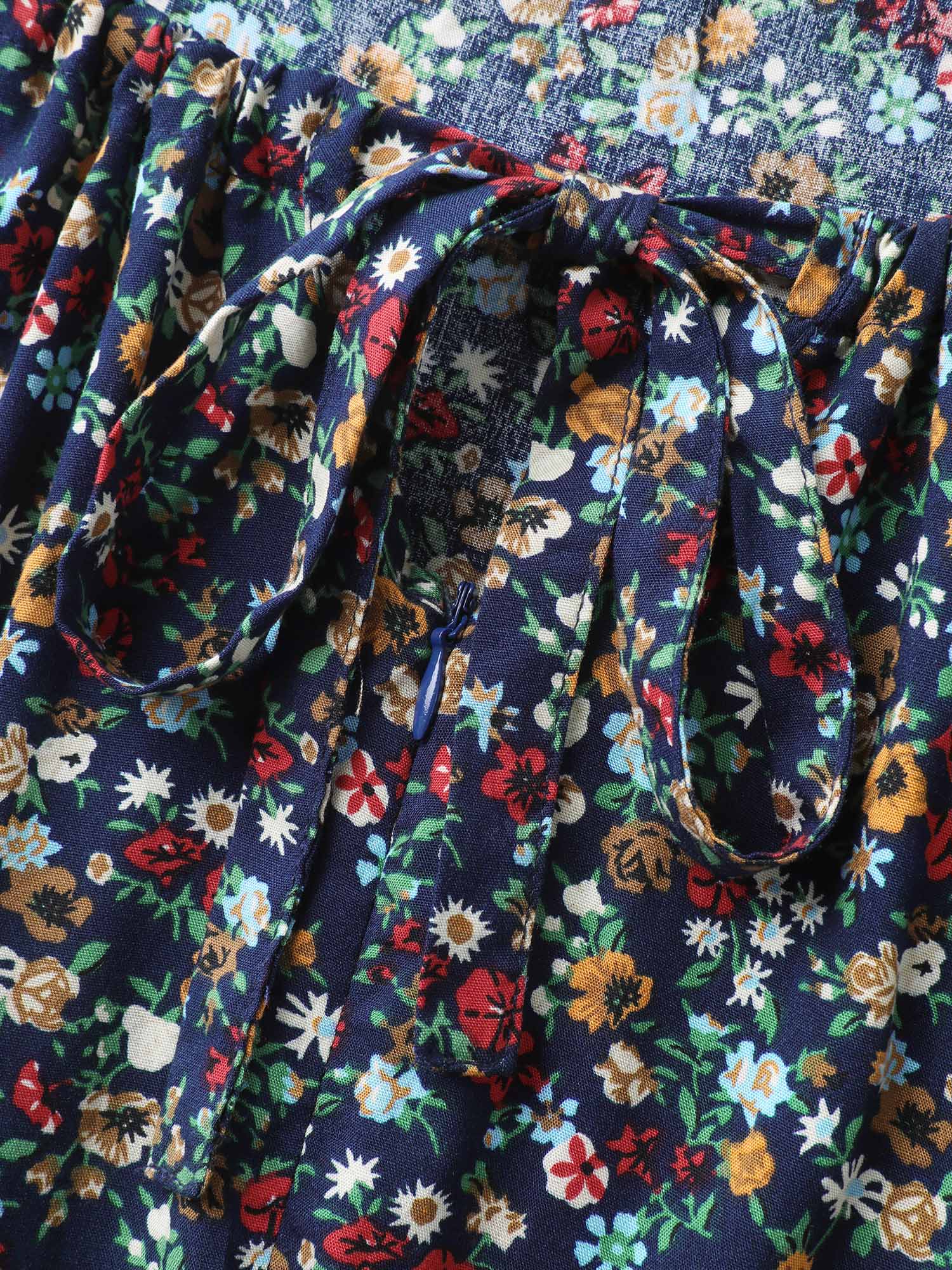 Floral Print Shirred Waist Cami Jumpsuit - Image 5