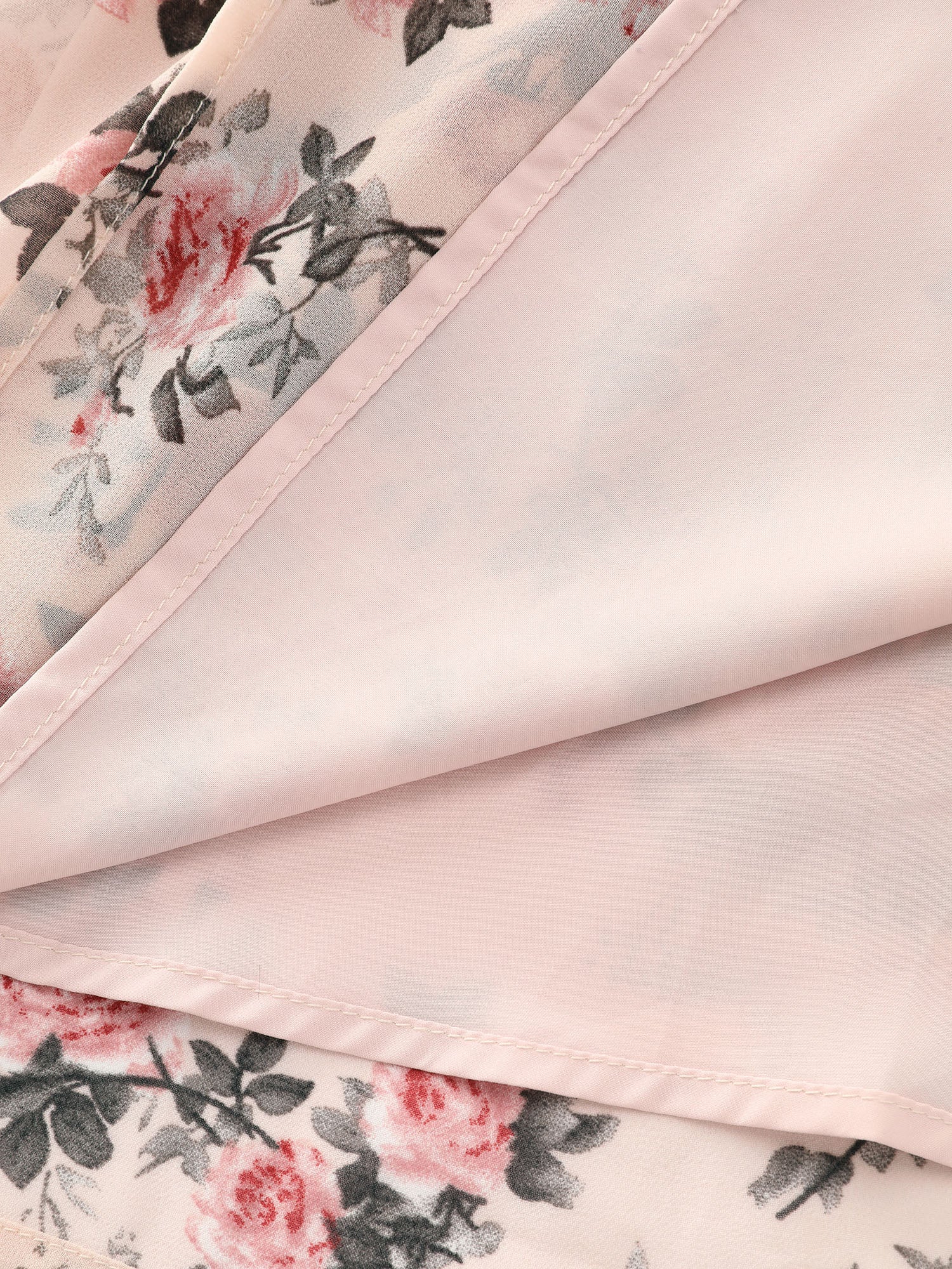 Floral Print Shirred Waist Maxi Dress - Image 8