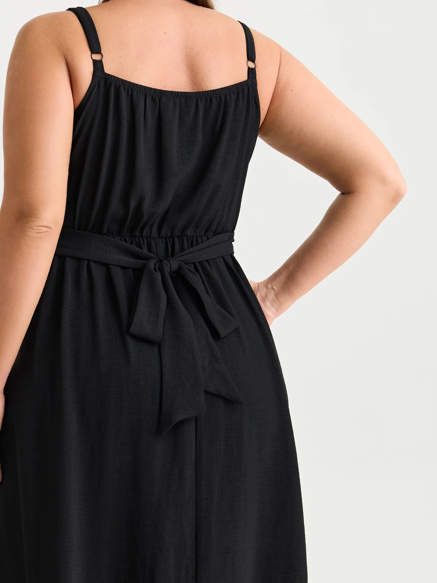 Floral Print Sleeveless Midi Dress - Image 3