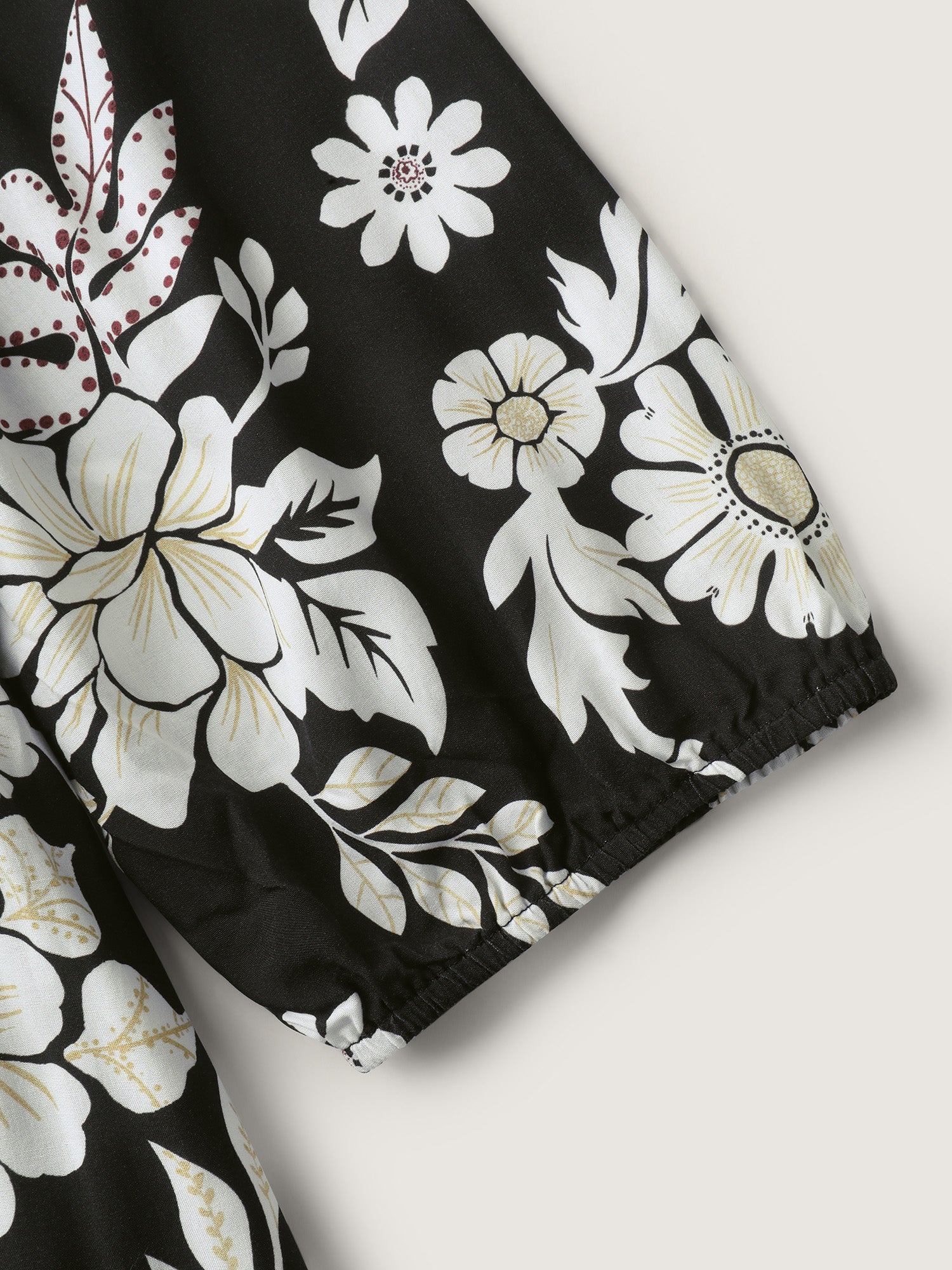 Floral Print Slit Shirred Bodice Midi Dress - Image 6