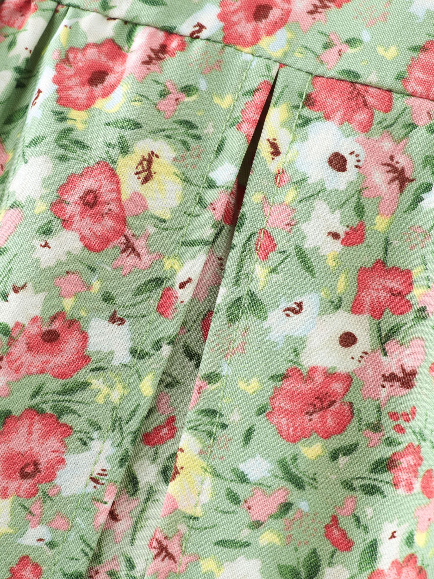 Floral Print Split Side Tiered Maxi Skirt - Image 7