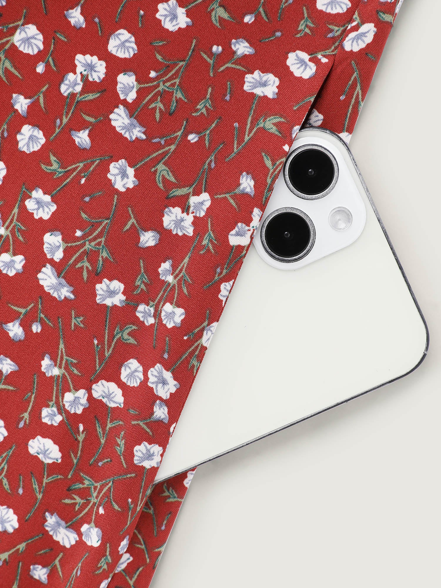 Floral Print Square Neckline Drawstring Midi Dress - Image 6
