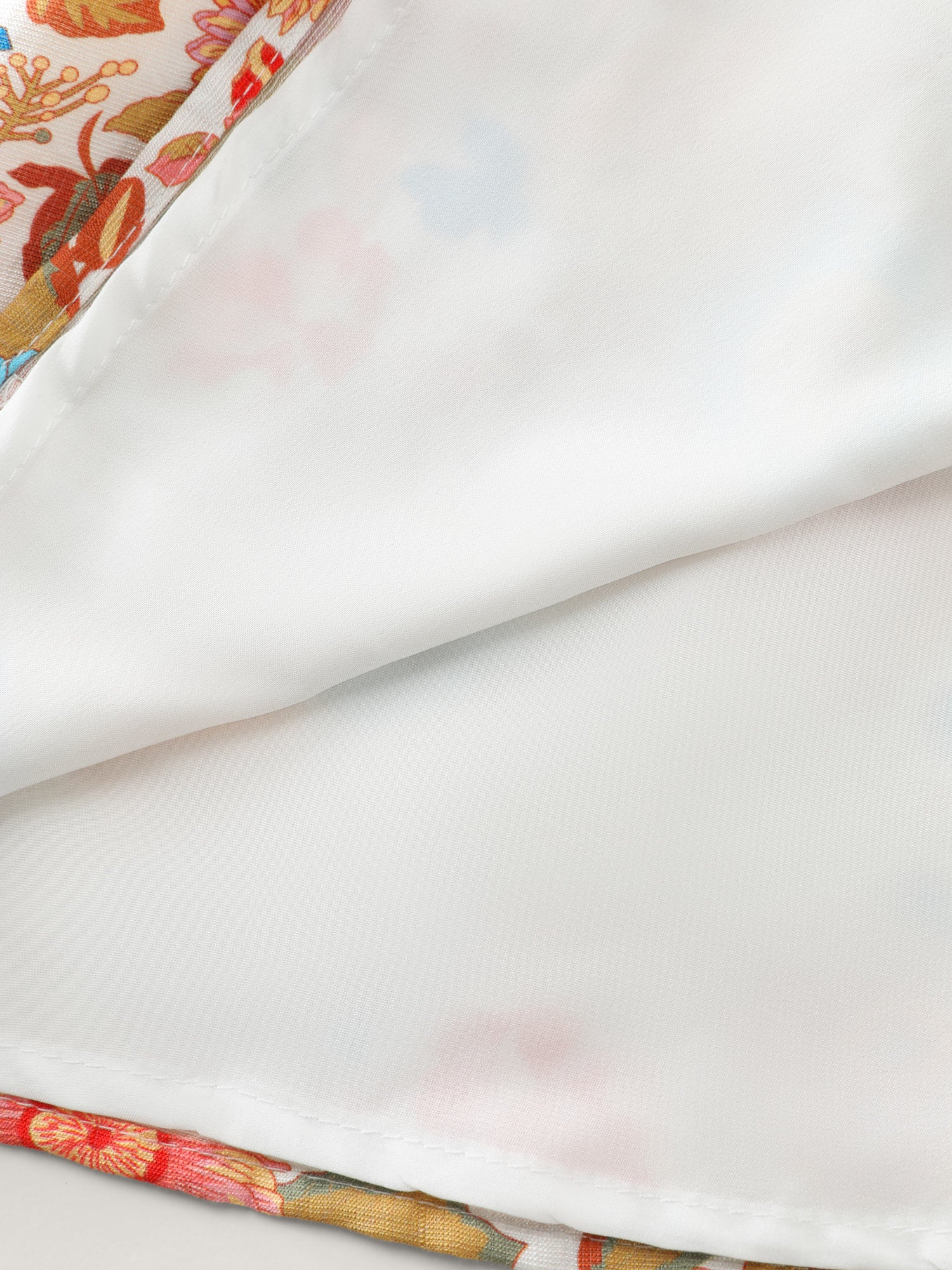 Floral Print Sweetheart Neckline Midi Dress - Image 6