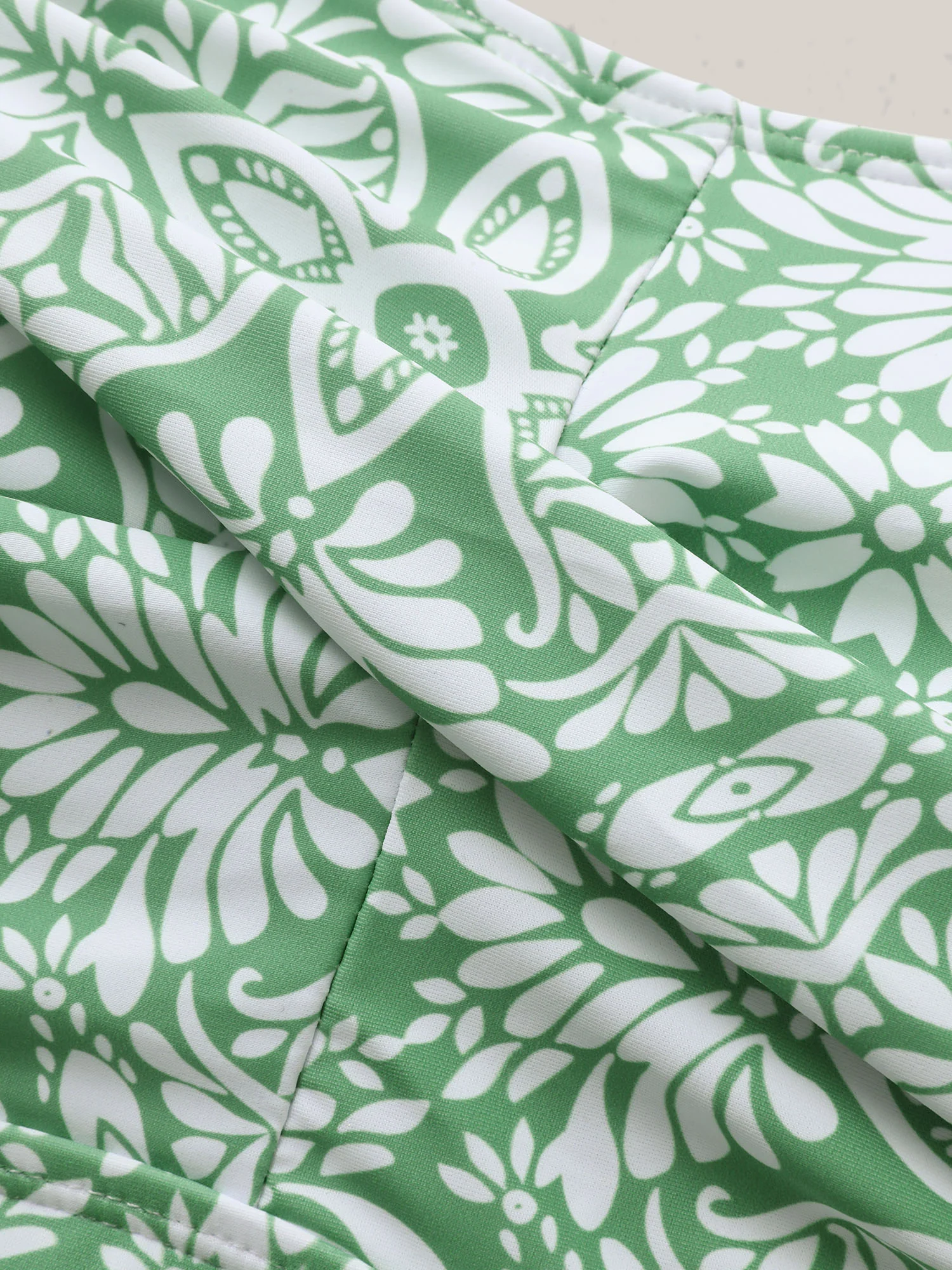 Floral Print Twist Front Swim Dress - Image 5