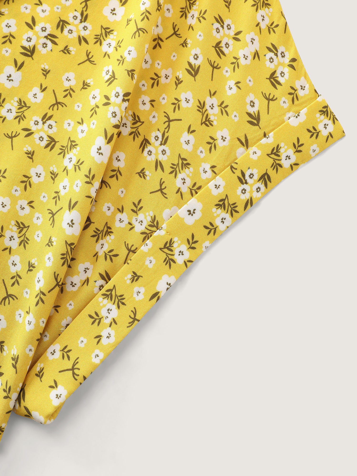 Floral Print V-Neck Dolman Sleeve Blouse - Image 6