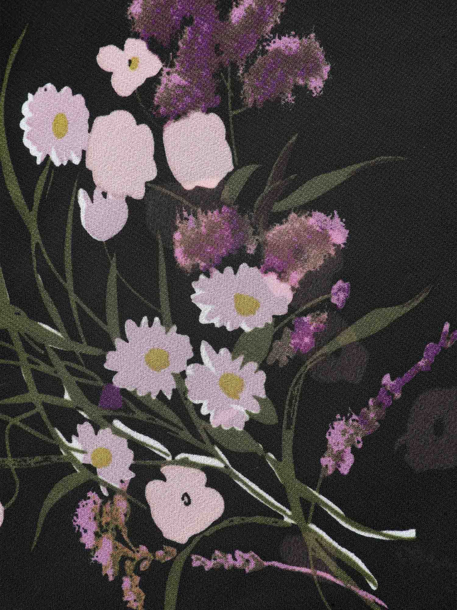 Floral Print Waist-Tie Mini Kimono - Image 6