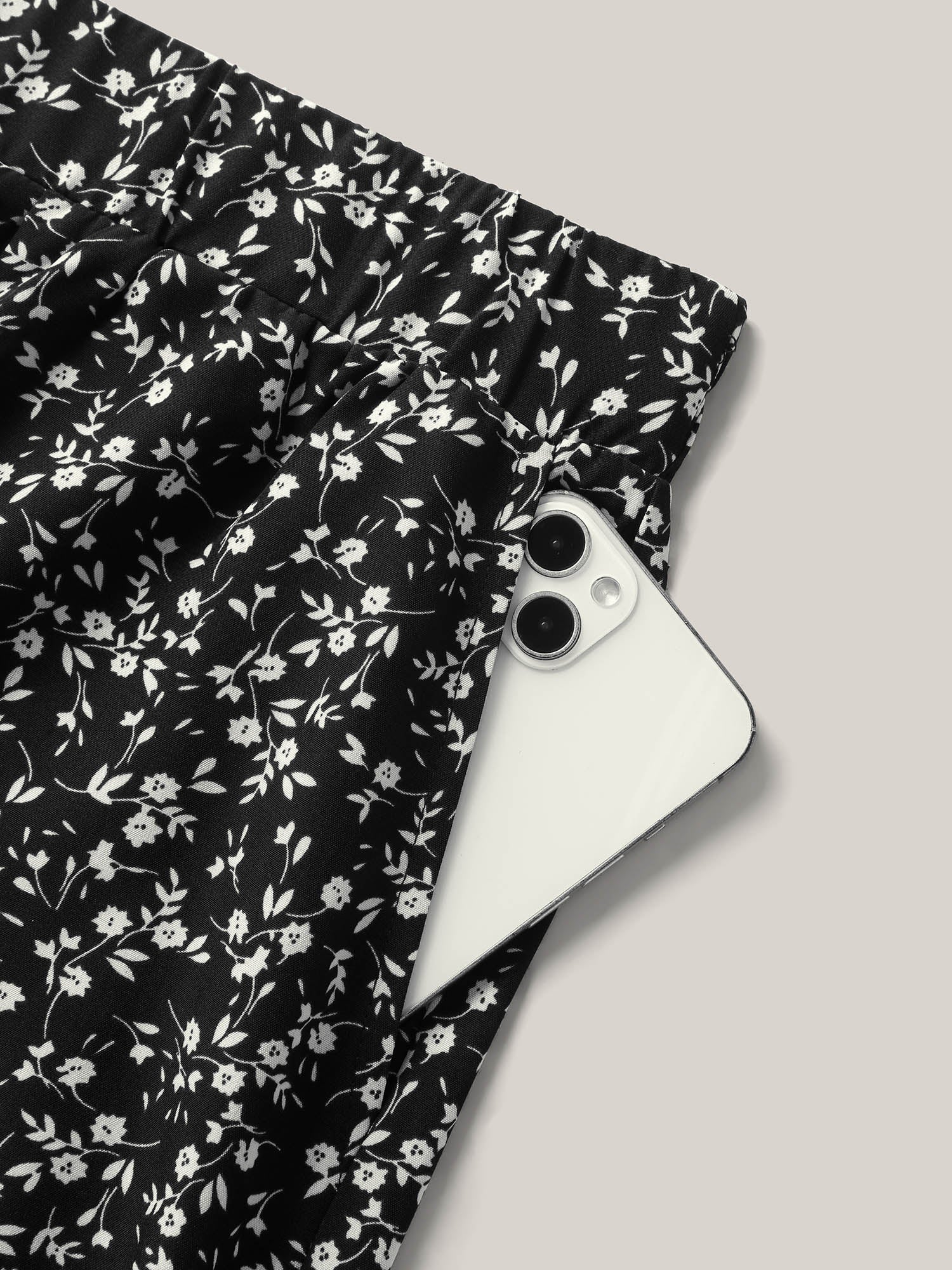 Floral Print Wide-Leg Shorts - Image 6