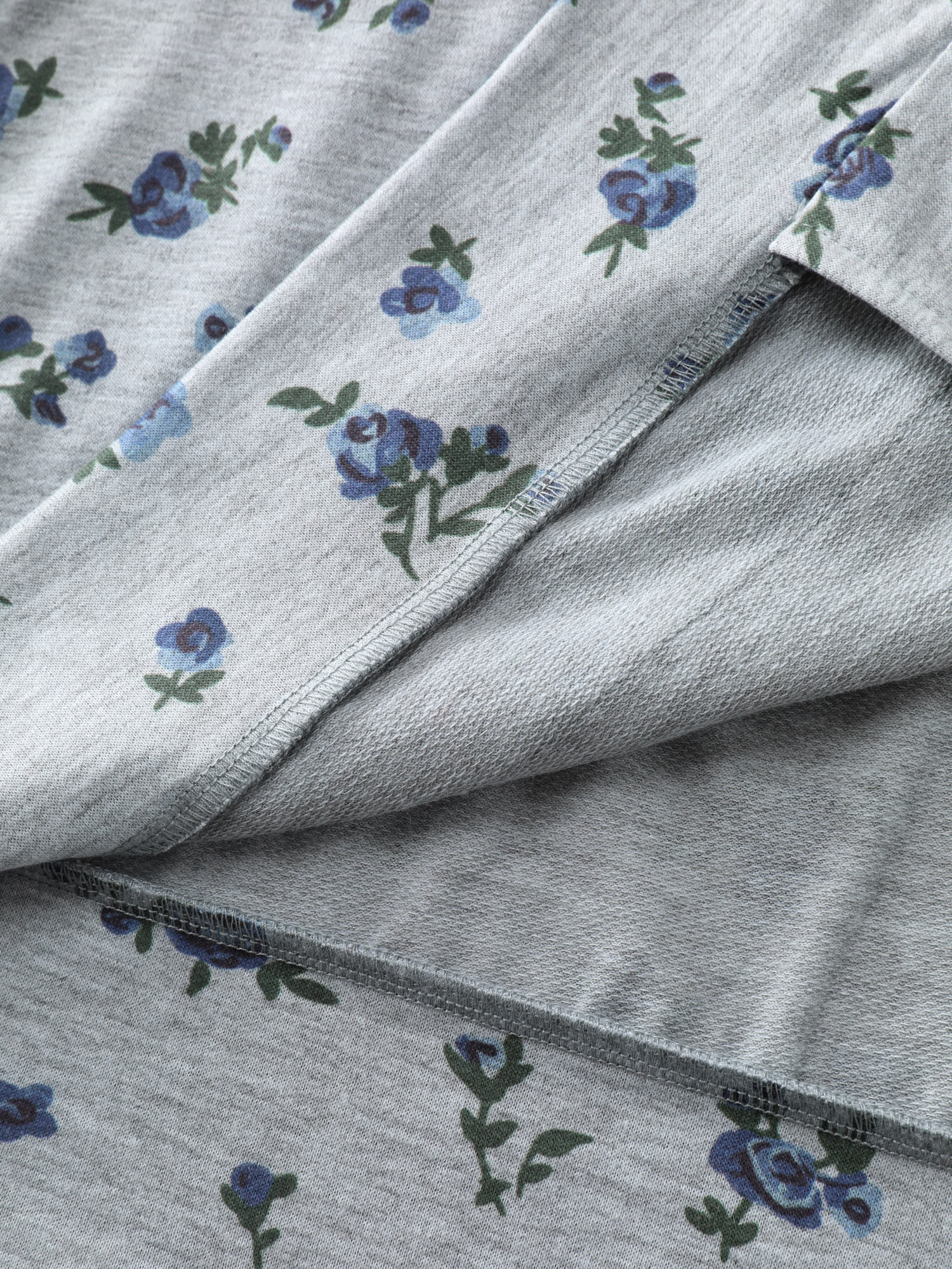 Floral Print Zipper Hoodie - Image 7