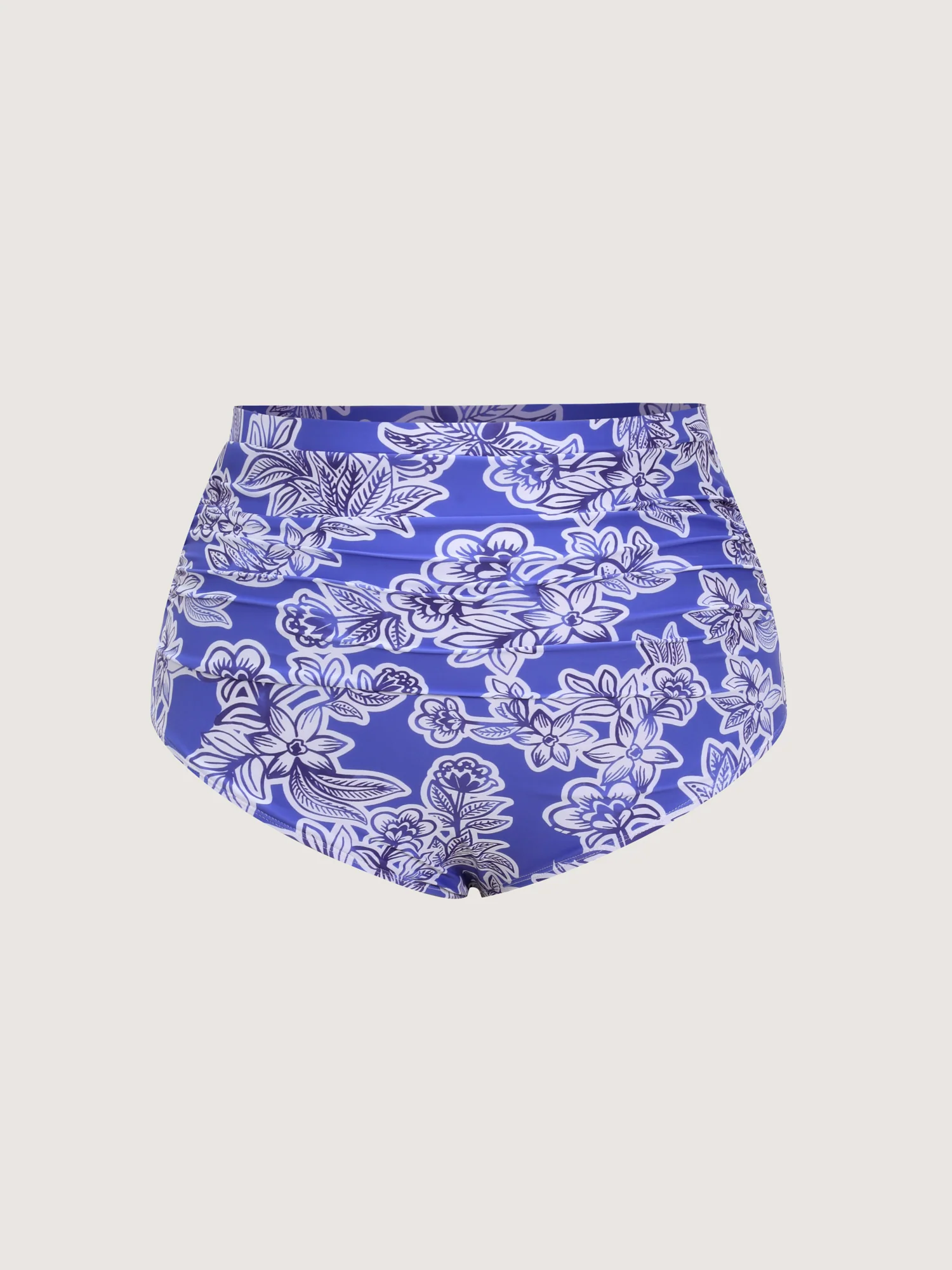 Floral Print Zipper Ruffle Sleeve Swim Dress - Image 9