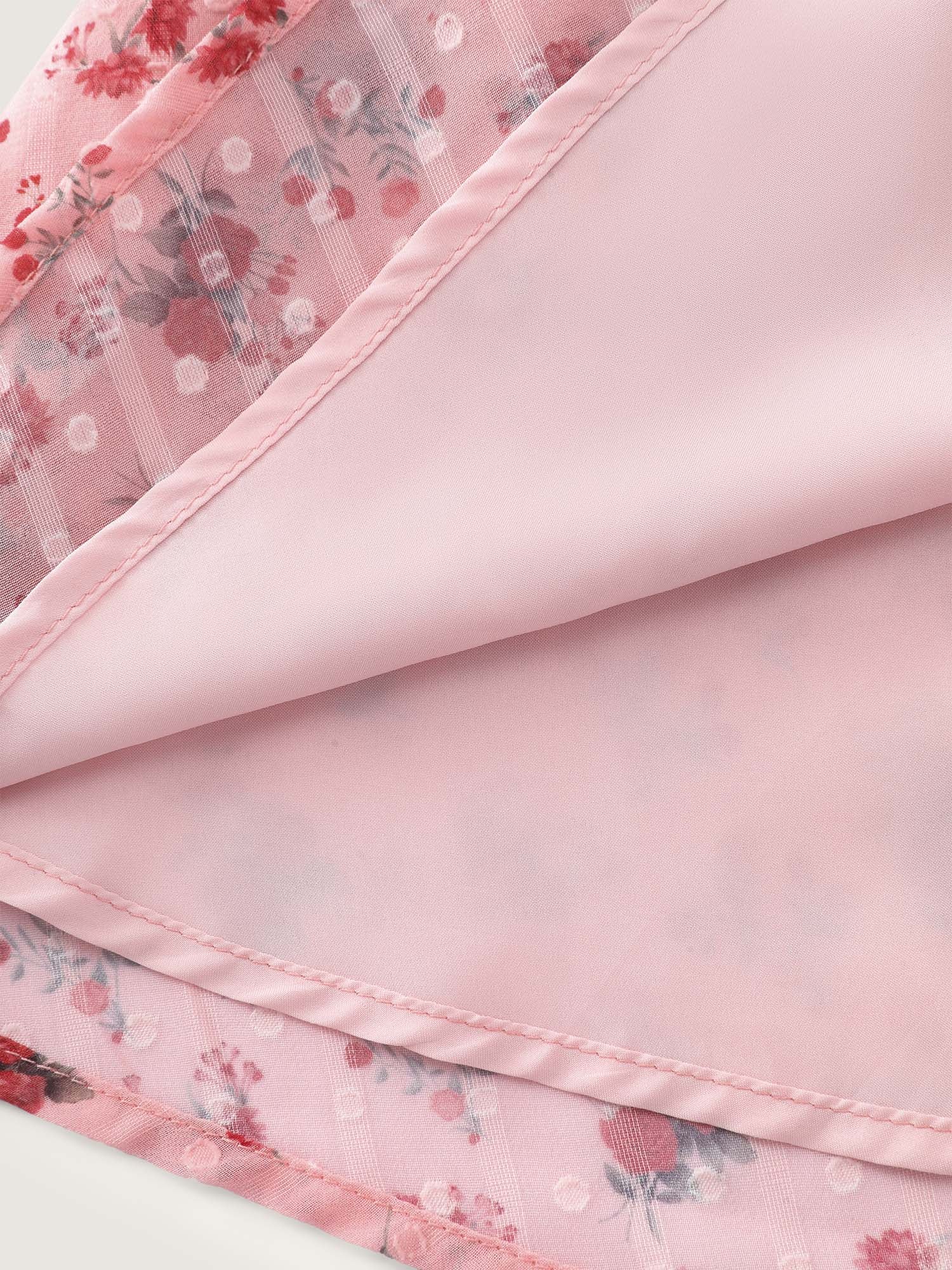 Floral Romance Bust-Friendly Shirred Blouse - Image 6