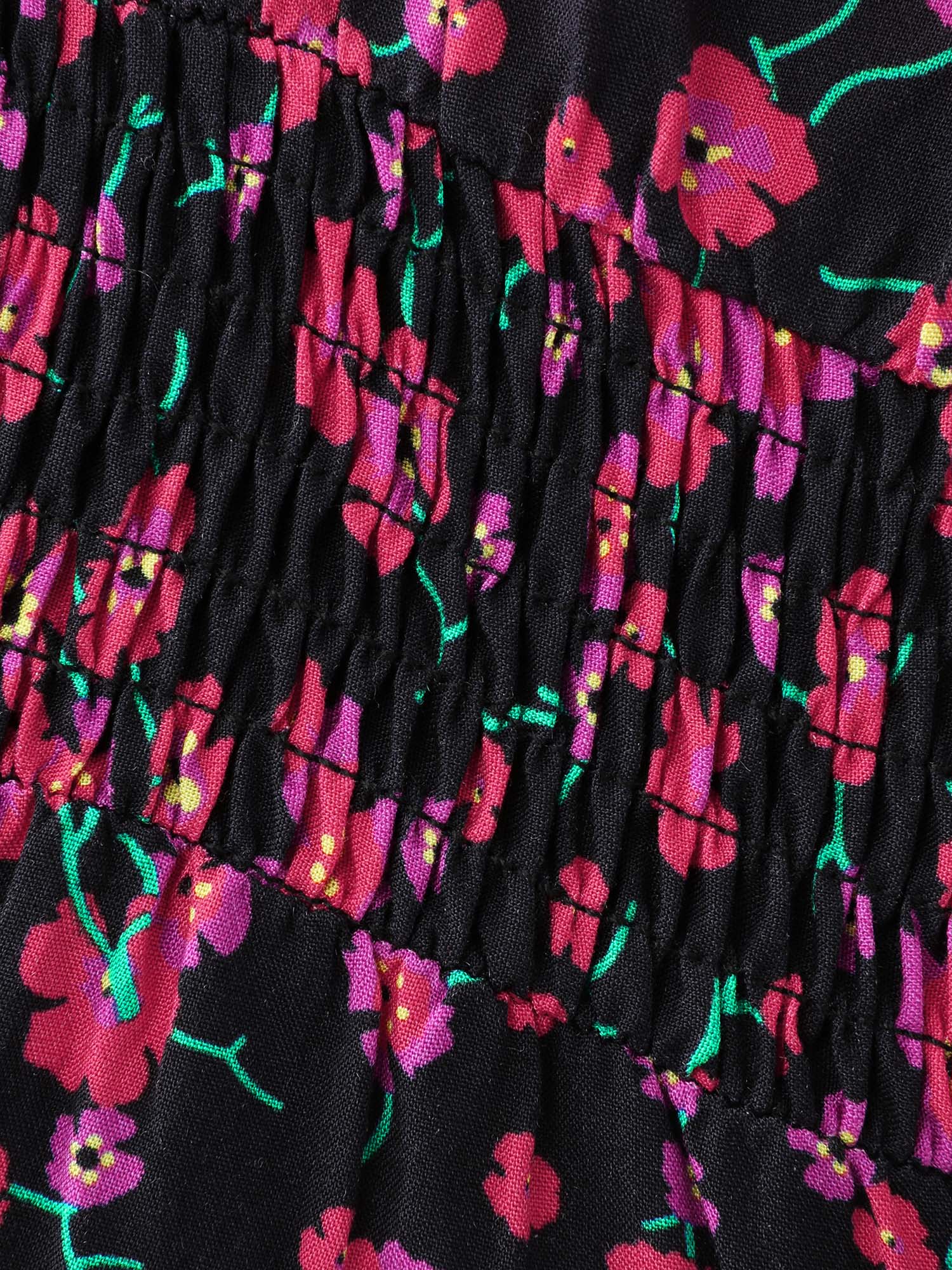 Floral Romance Shirred Waist Jumpsuit - Image 7