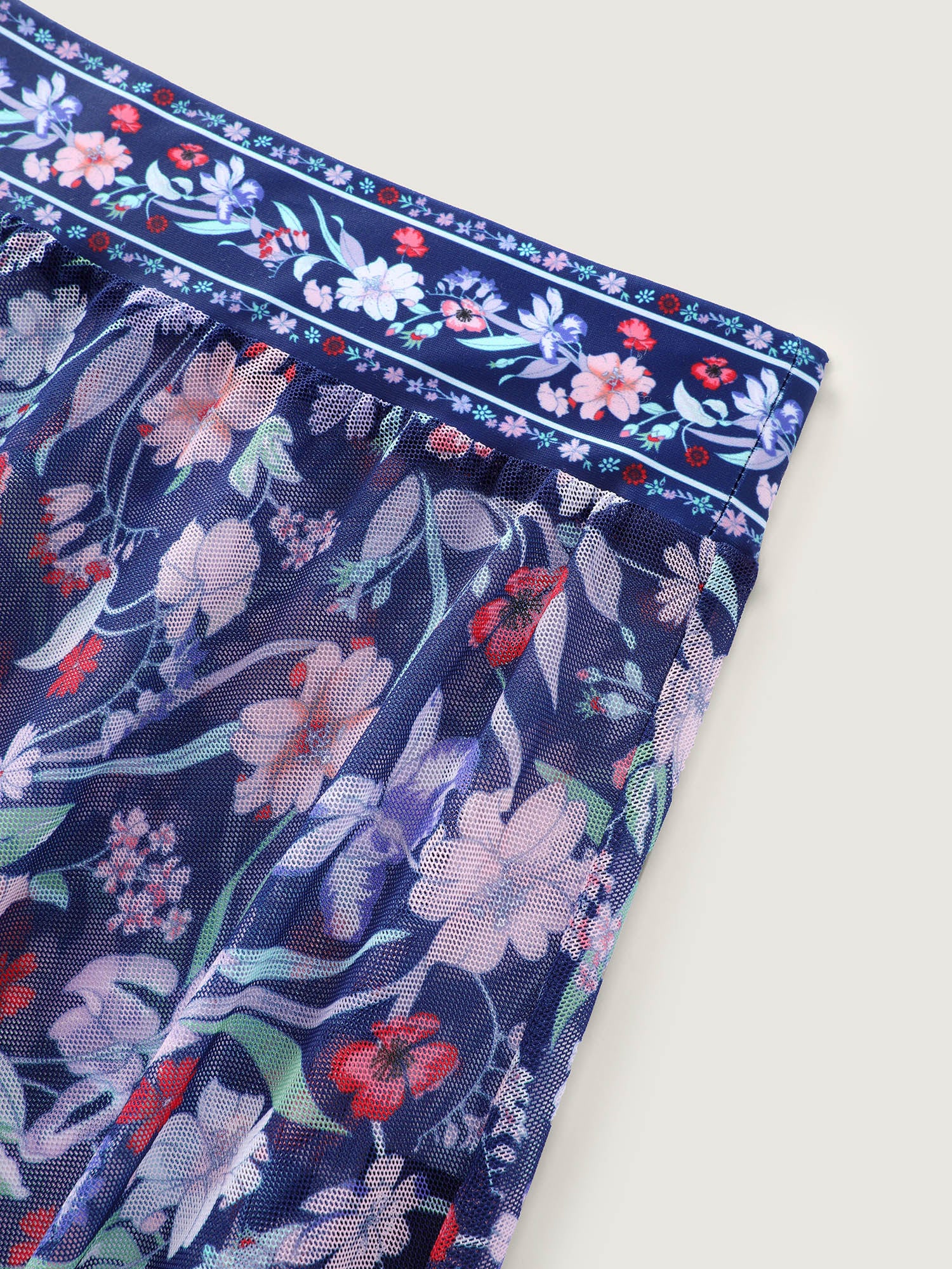 Floral Sarong Two-Piece Set Swimsuit - Image 13