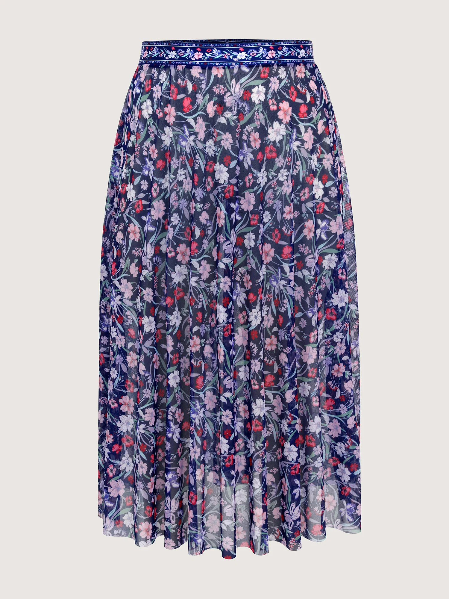 Floral Sarong Two-Piece Set Swimsuit - Image 9