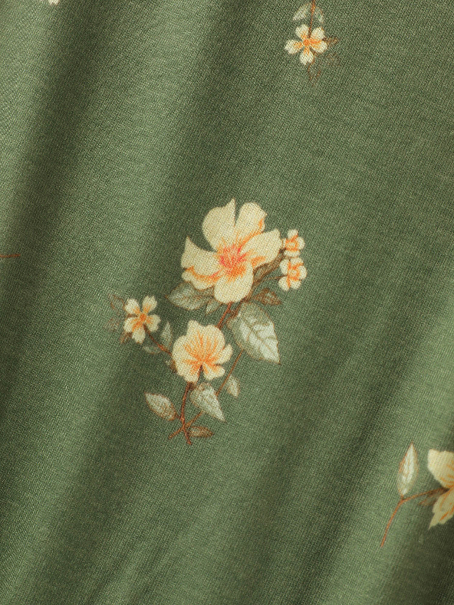 Floral Shirred Tiered Knit Top - Image 6