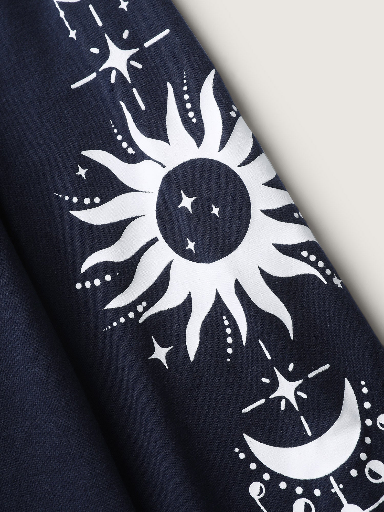Floral Sleeve Print Contrast Sweatshirt - Image 5