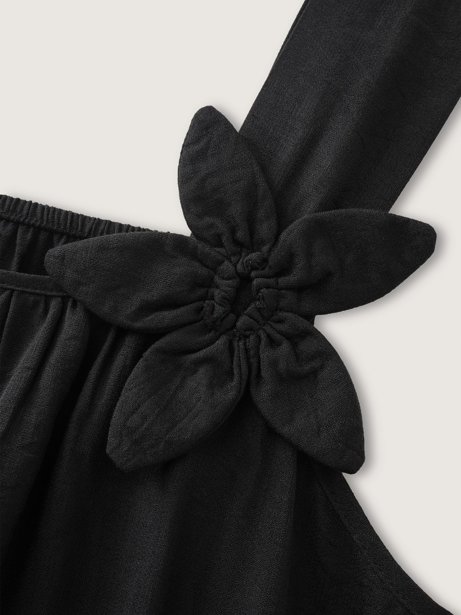 Floral Strap Pleated Flowy Maxi Dress - Image 5