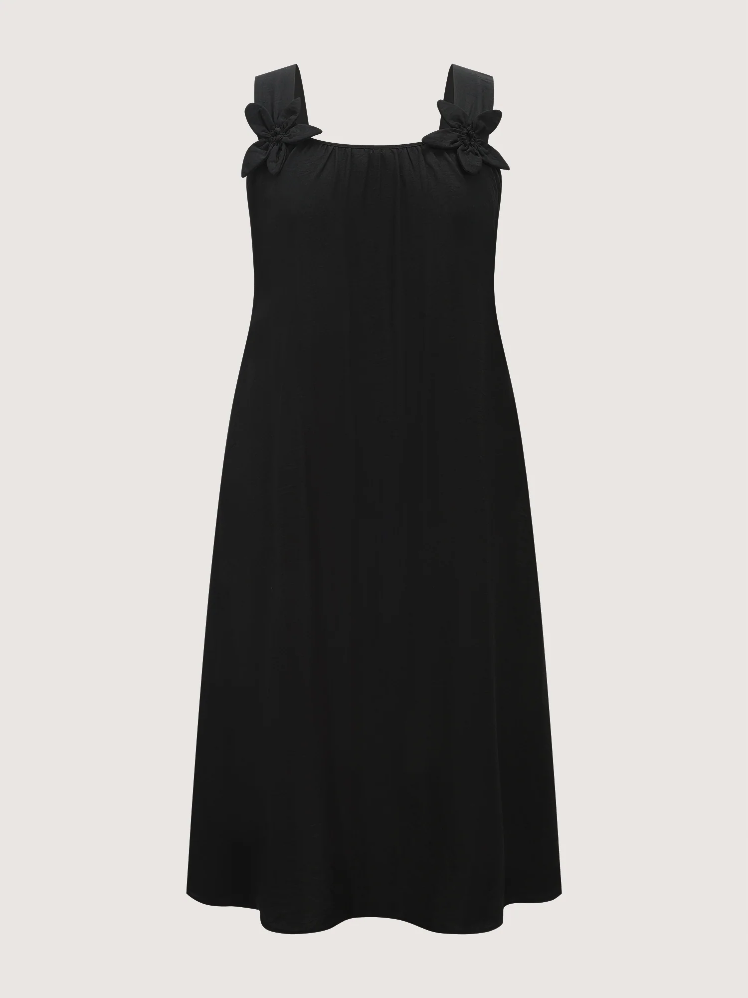 Floral Strap Pleated Flowy Maxi Dress - Image 7