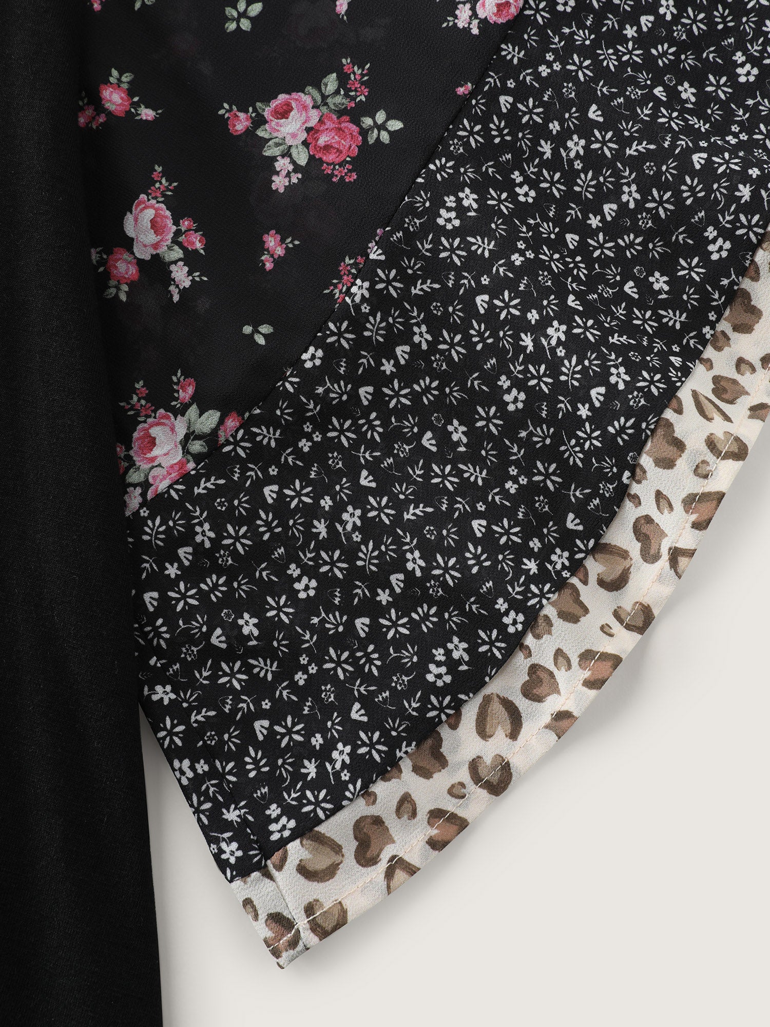 Floral Stretchy Flared Sleeve T-Shirt - Image 6