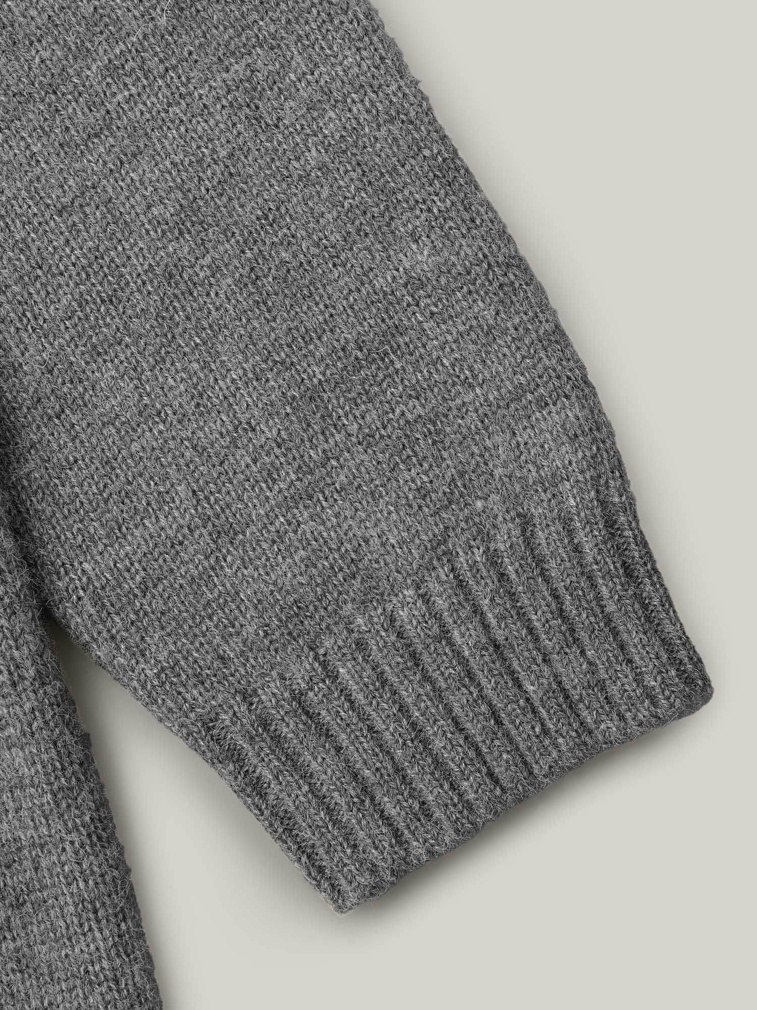 Floral Textured Crew Neck Pullover - Image 6