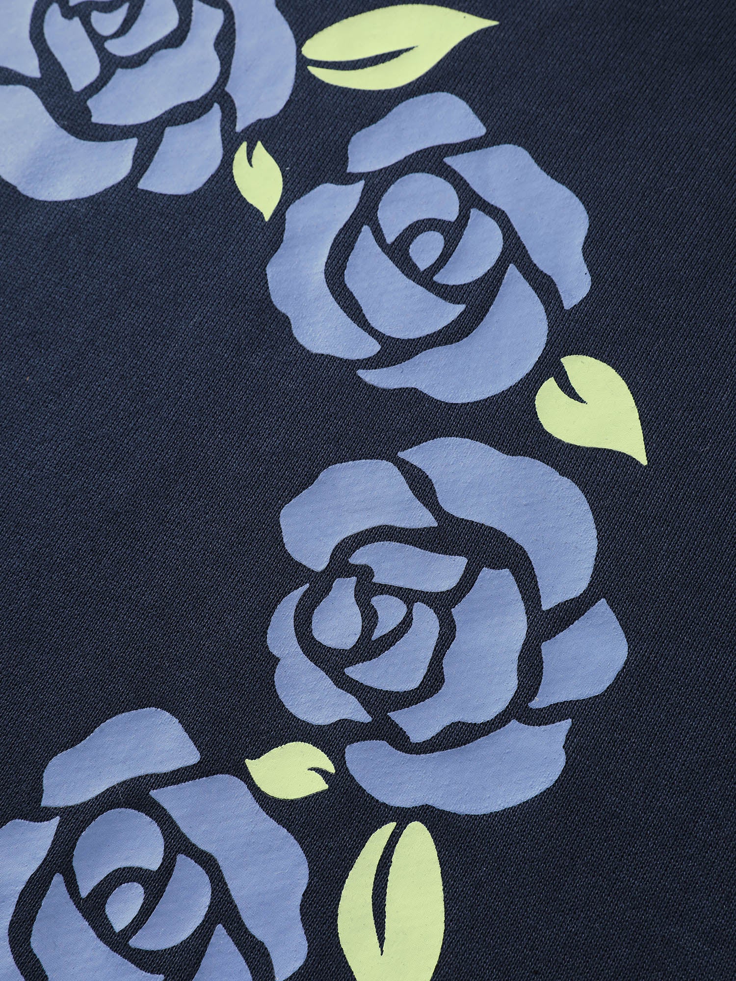 Floral Textured Spliced Hoodie - Image 5