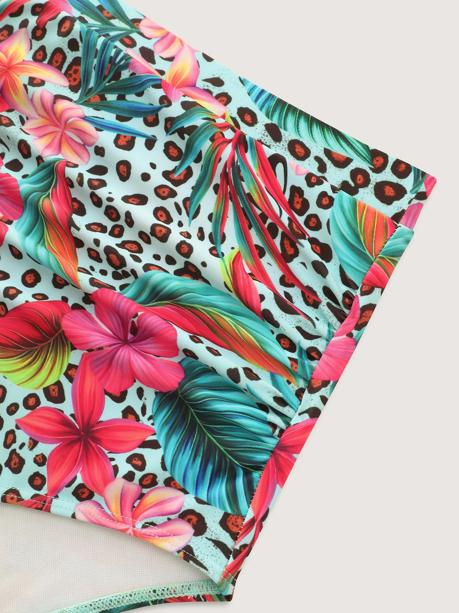Floral Vibrance High-Waisted Bikini Bottoms - Image 7