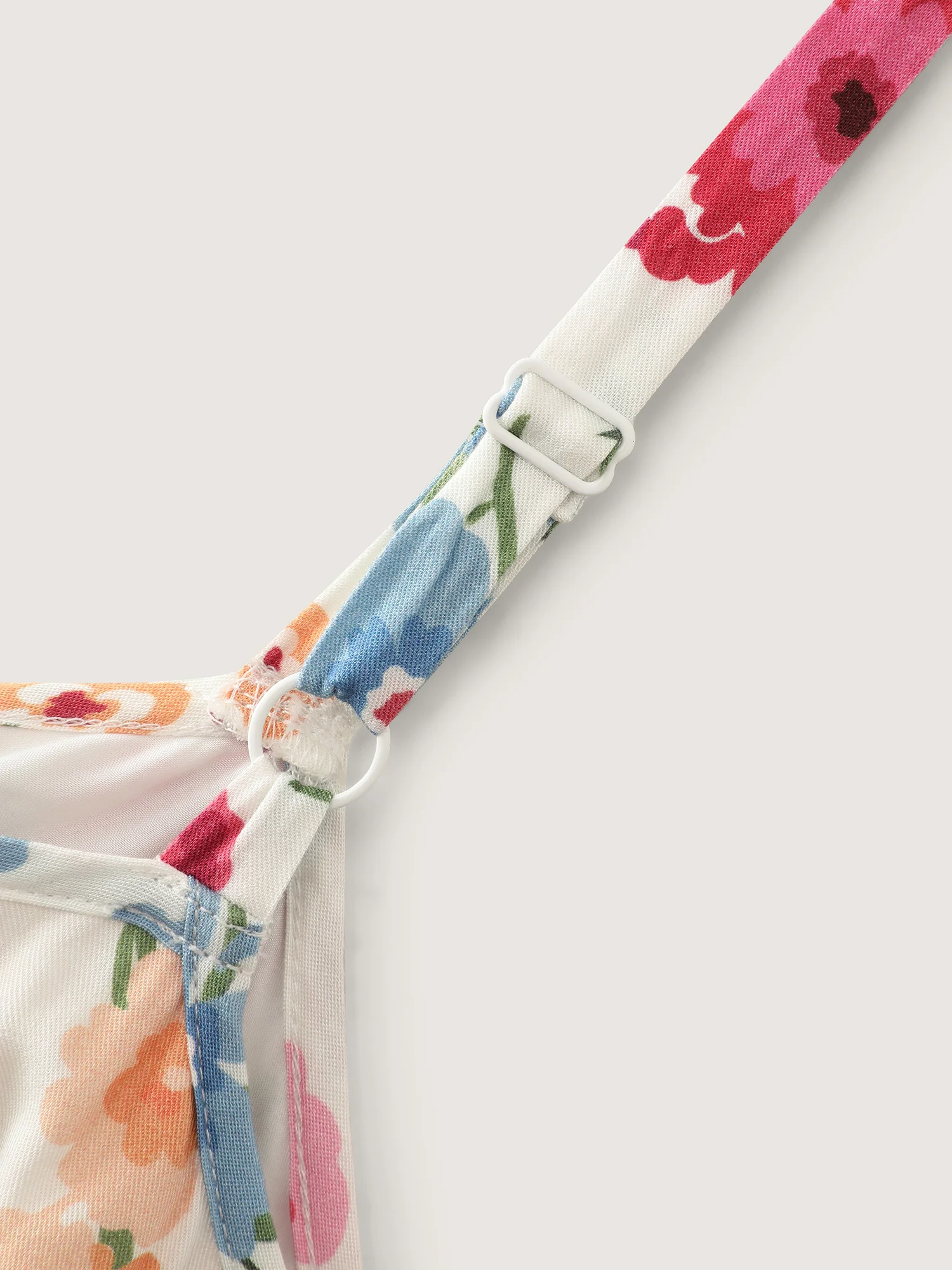 Floral Vibrance Waist-Tie Wide-Leg Jumpsuit - Image 5