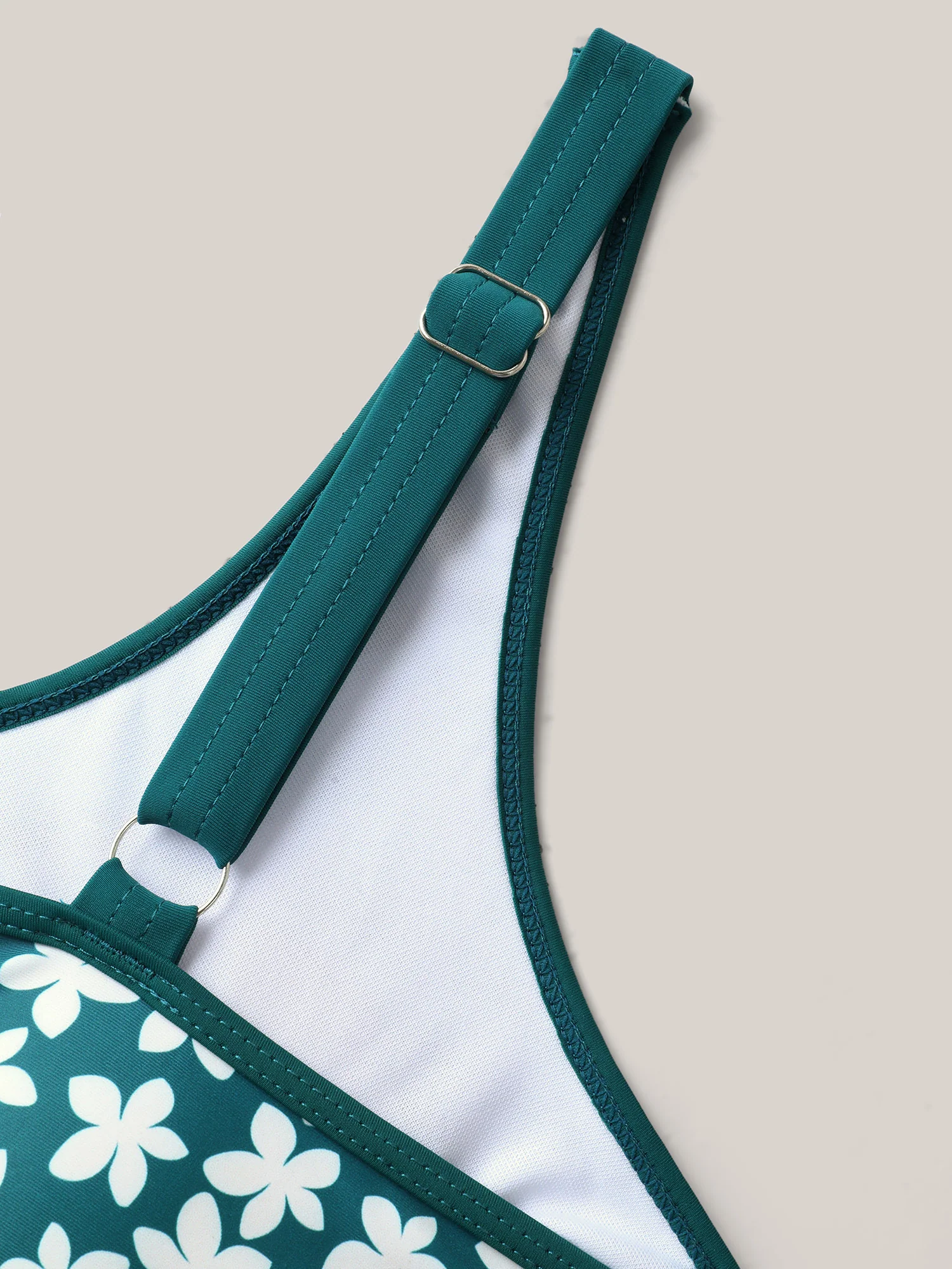 Florals Everywhere Fit-and-Flare Swim Top - Image 5