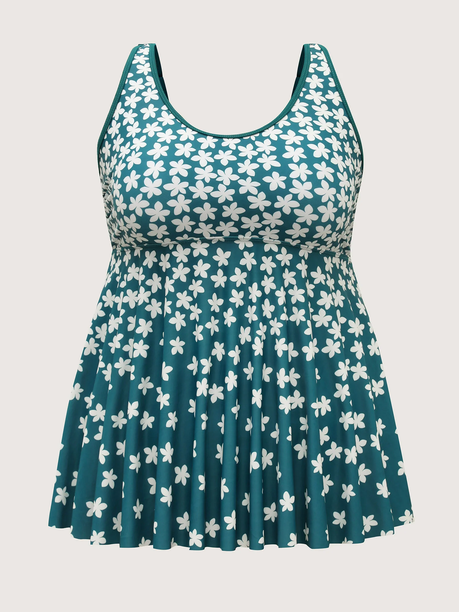 Florals Everywhere Fit-and-Flare Swim Top - Image 7
