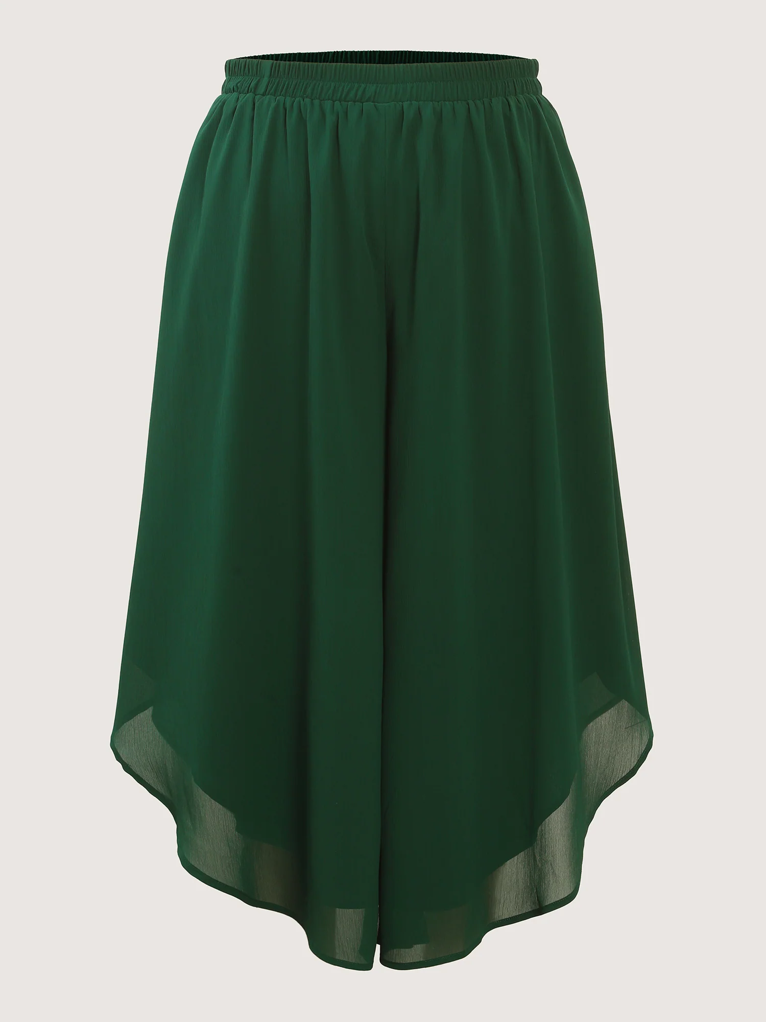 Flowy Lined Wide-Leg Pants - Image 8