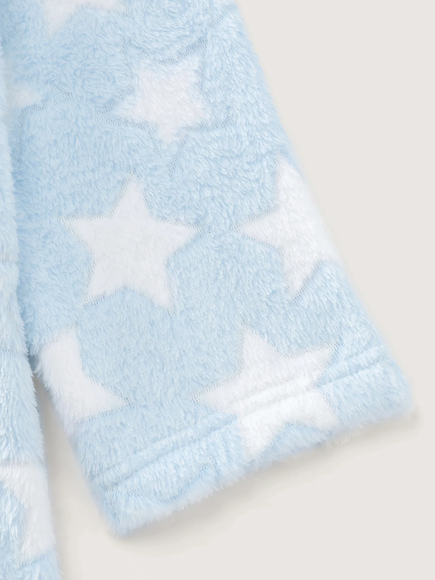 Fluffy Star Print Pockets Loungewear Set - Image 14