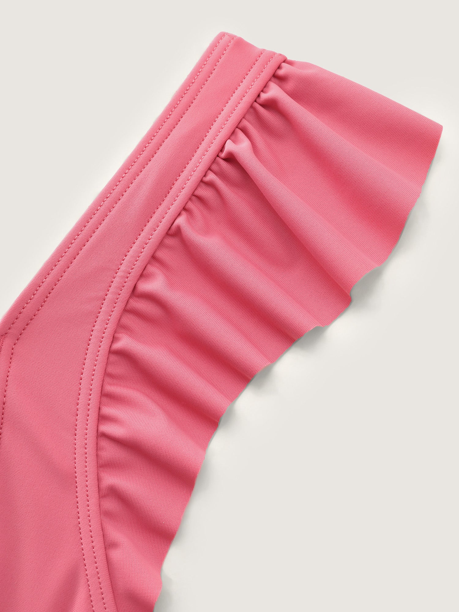 Flutter Sleeve Ruched Swim Dress - Image 10