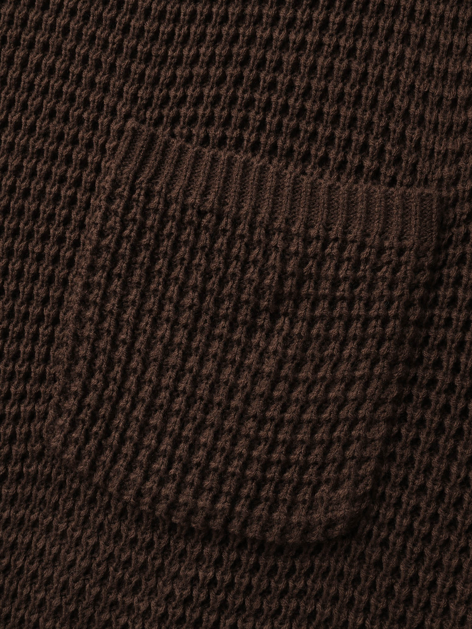 Folded Collar Pockets Slit Knit Cardigan - Image 8