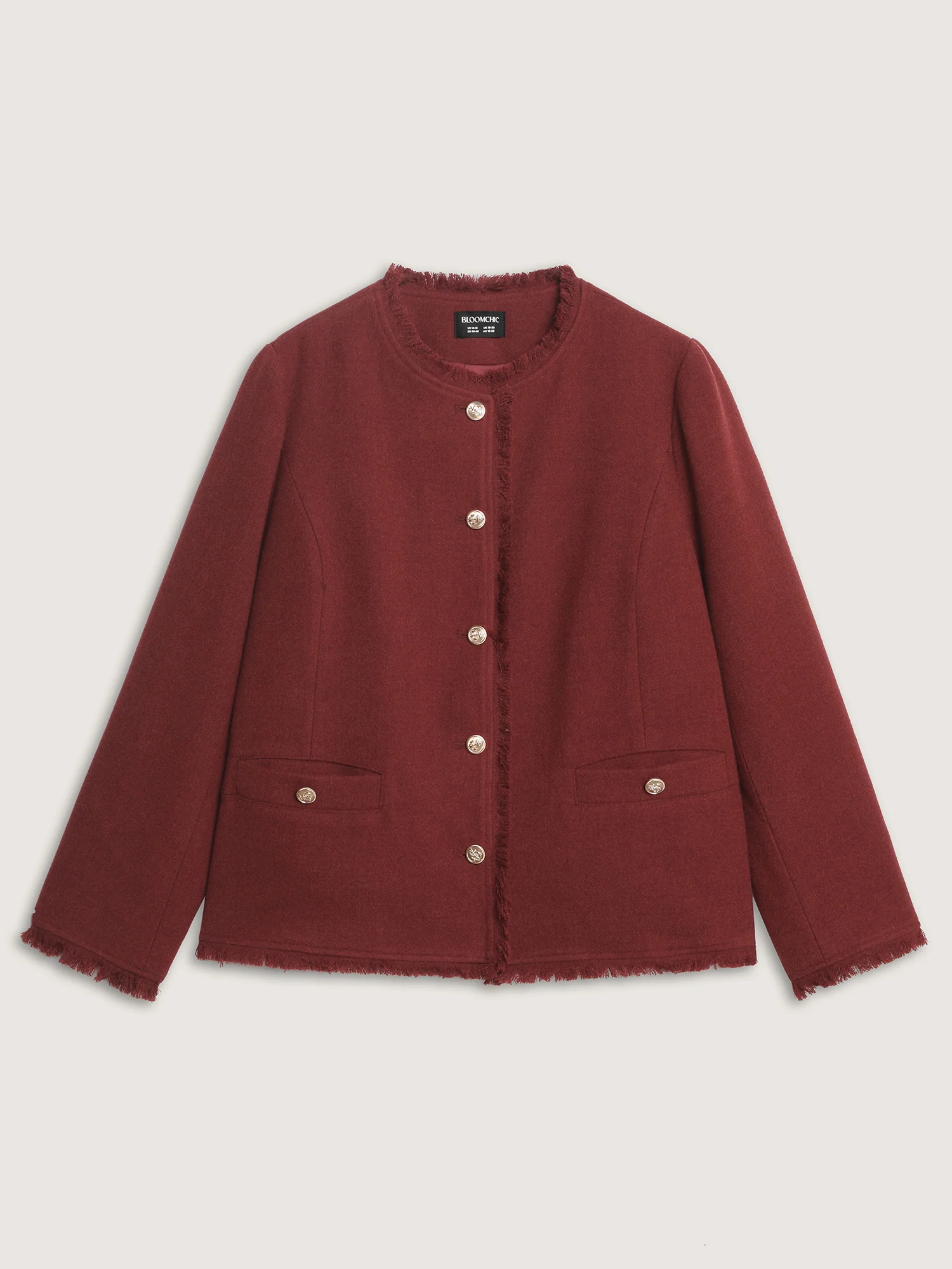 Frayed Edges Button-Down Jacket - Image 9