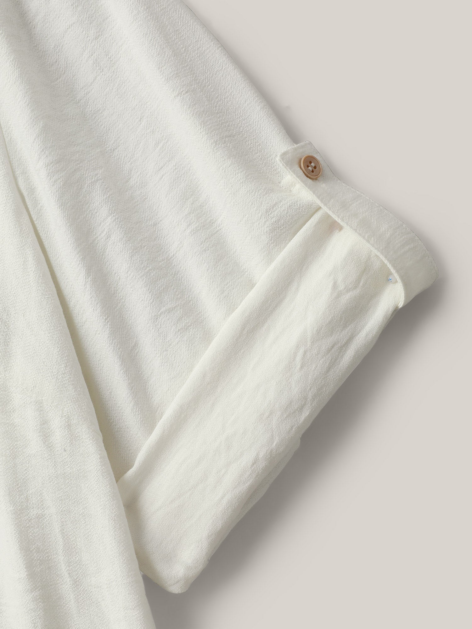 Front-Open Long Basic Blouse - Image 5