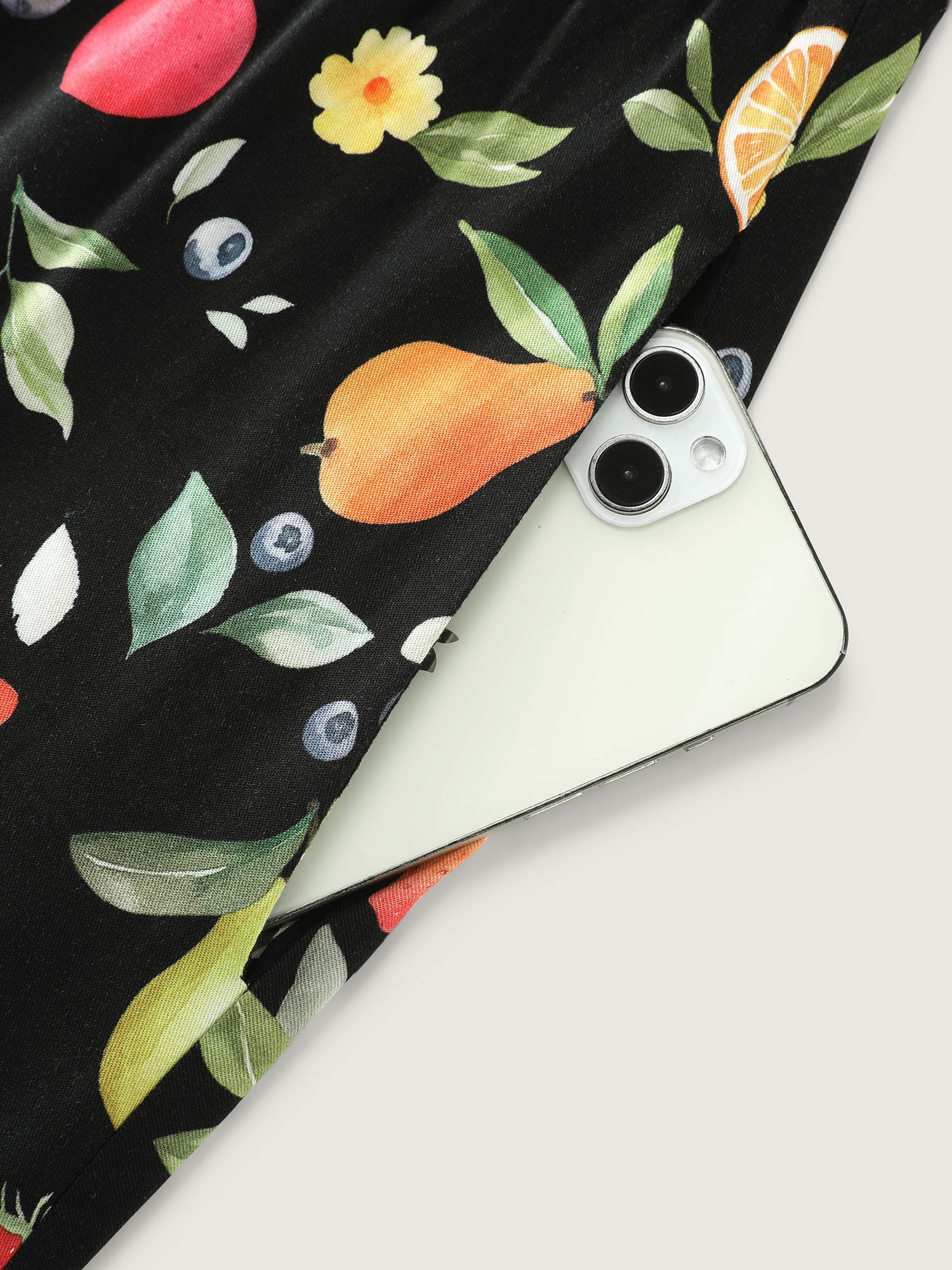 Fruity Fun Print Pockets Maxi Dress - Image 7