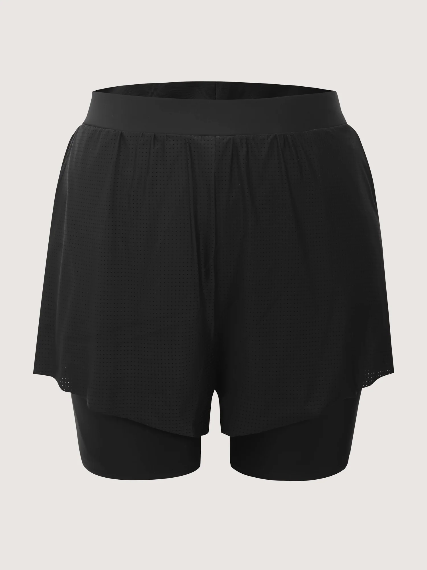 Full-Hip Coverage Pockets Spliced Swim Shorts - Image 6